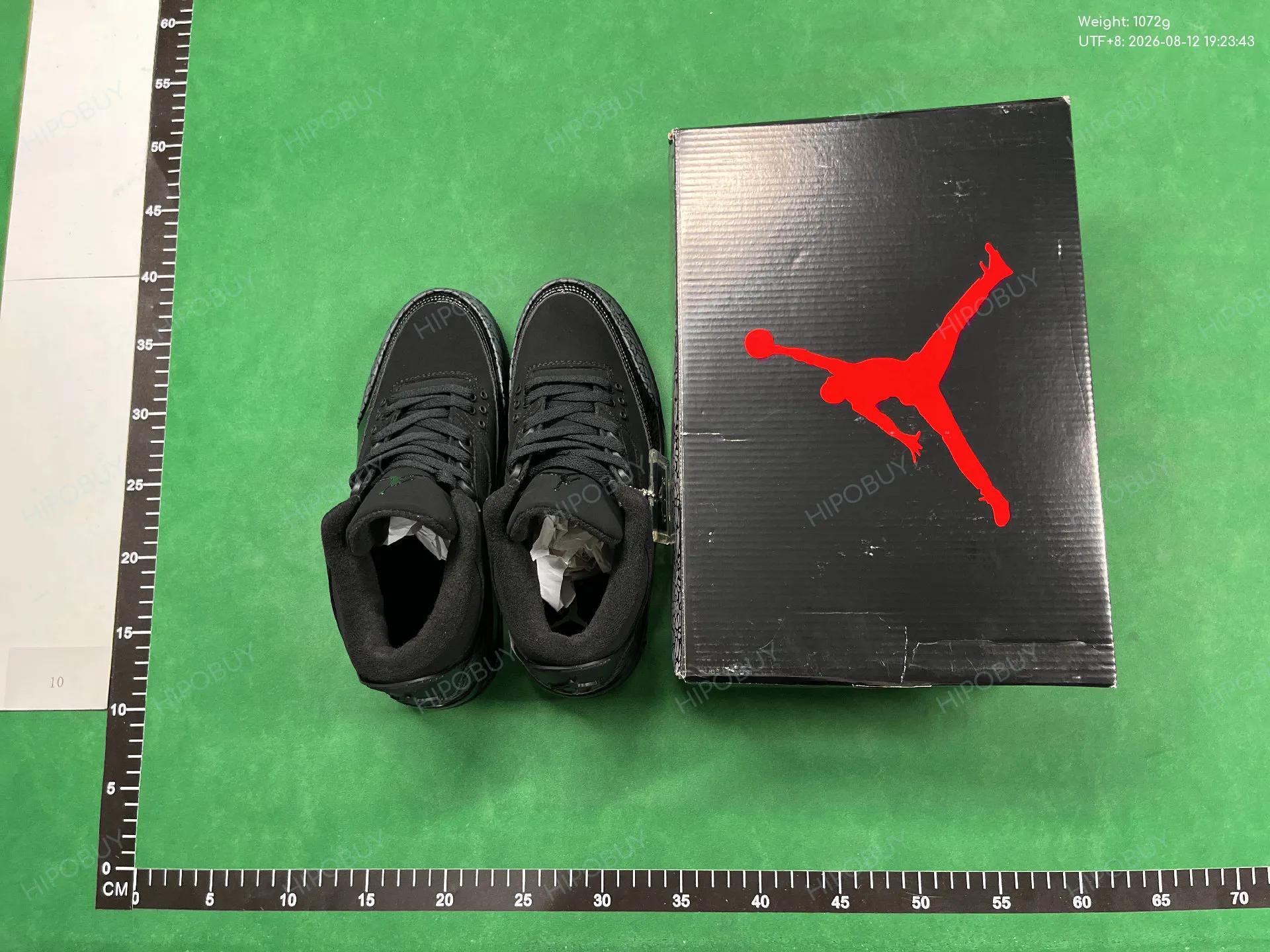 Foto QC 7 de Jordan 3 Retro Black Cat 136064-002
