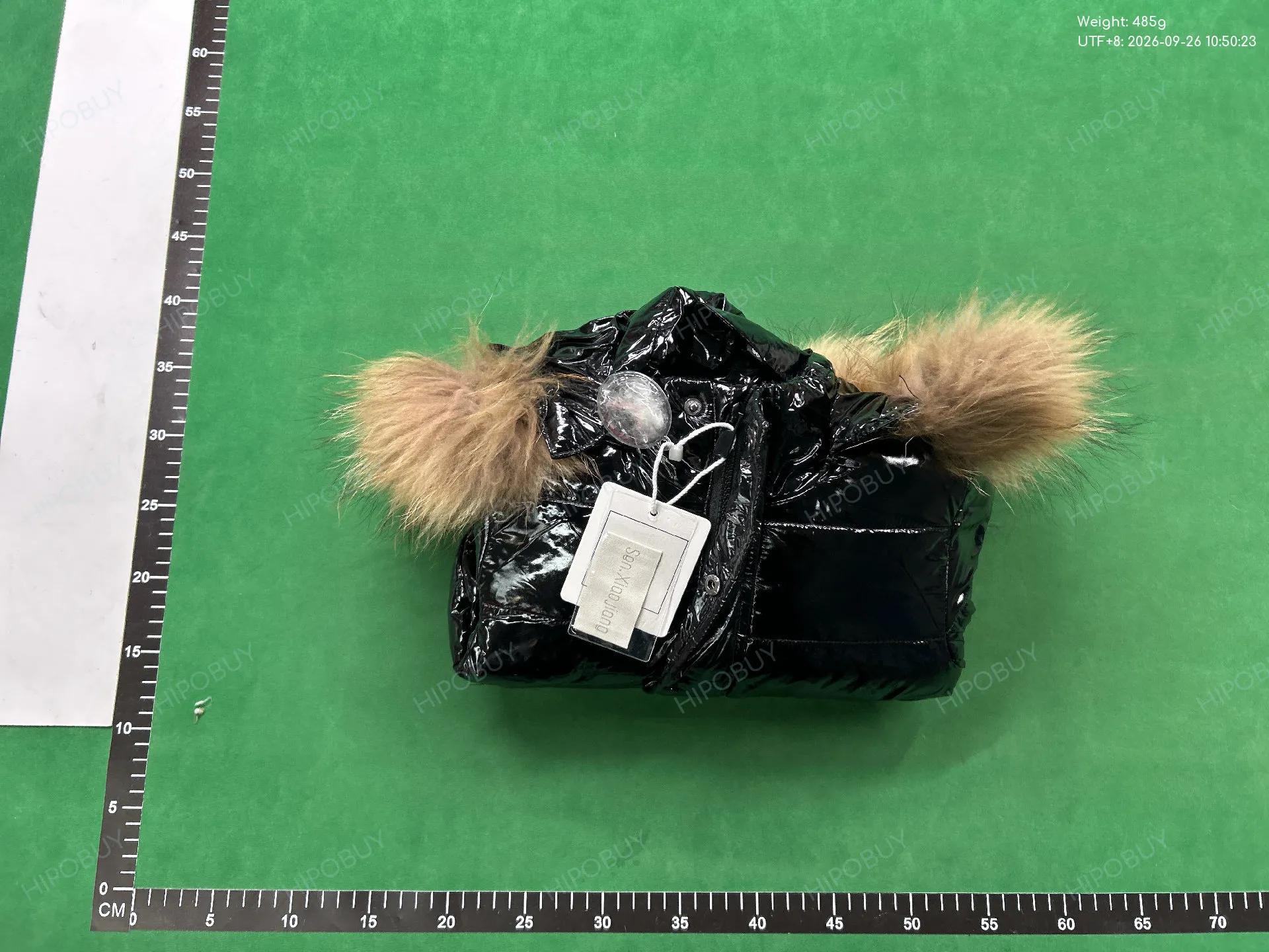 Foto QC 4 de Other Down Jacket Large Fur Trim Hooded Black