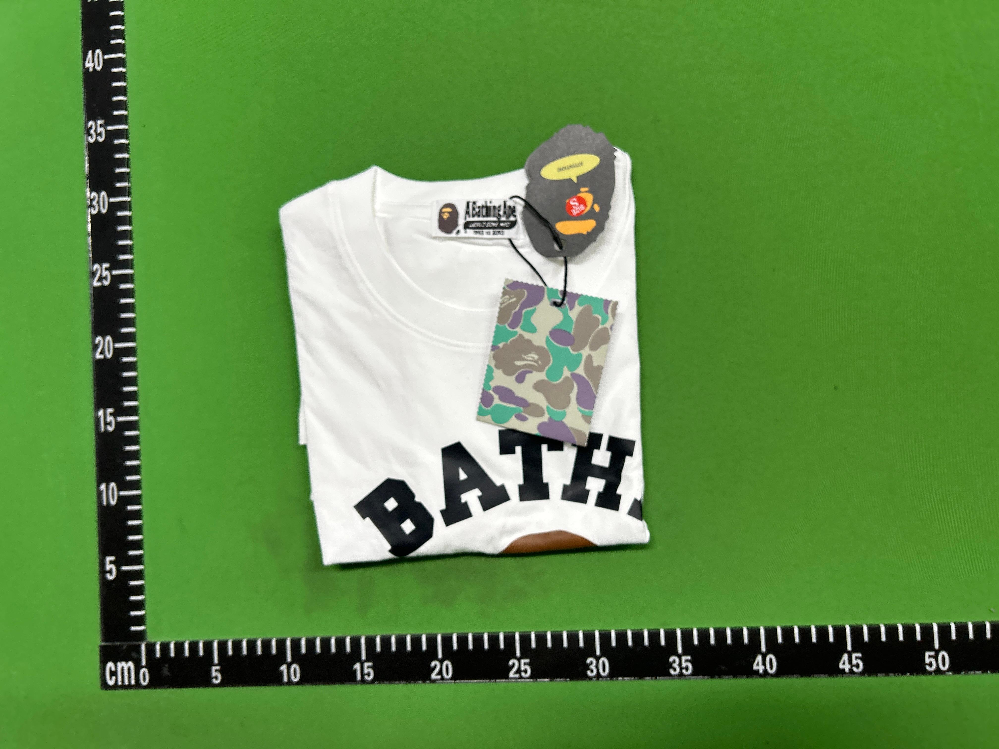 Foto QC 5 de Bape T-shirt ABC Camo Big Ape Head White