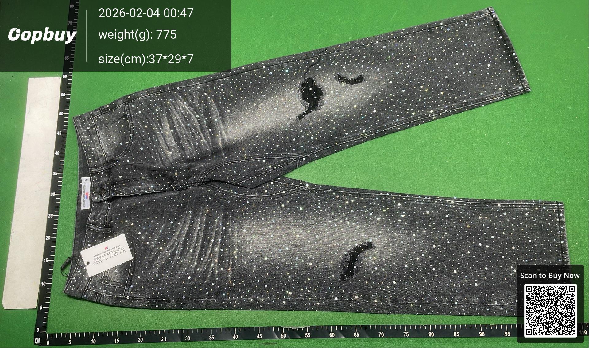 Foto QC 2 de Vale Forever Jeans Relaxed Rhinestone Blue