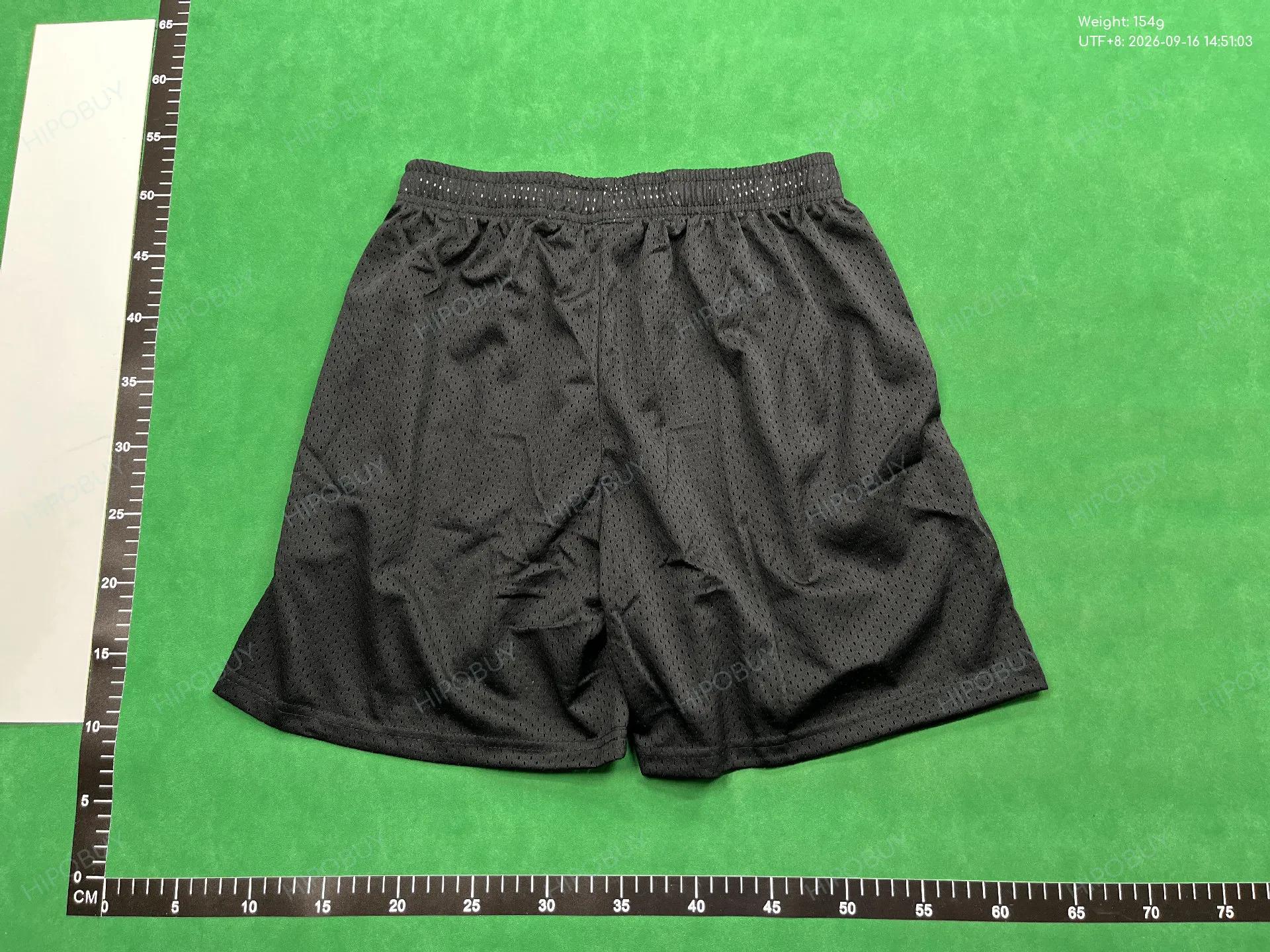 Foto QC 3 de Eric Emanuel EE Basketball Shorts Mesh Black Red
