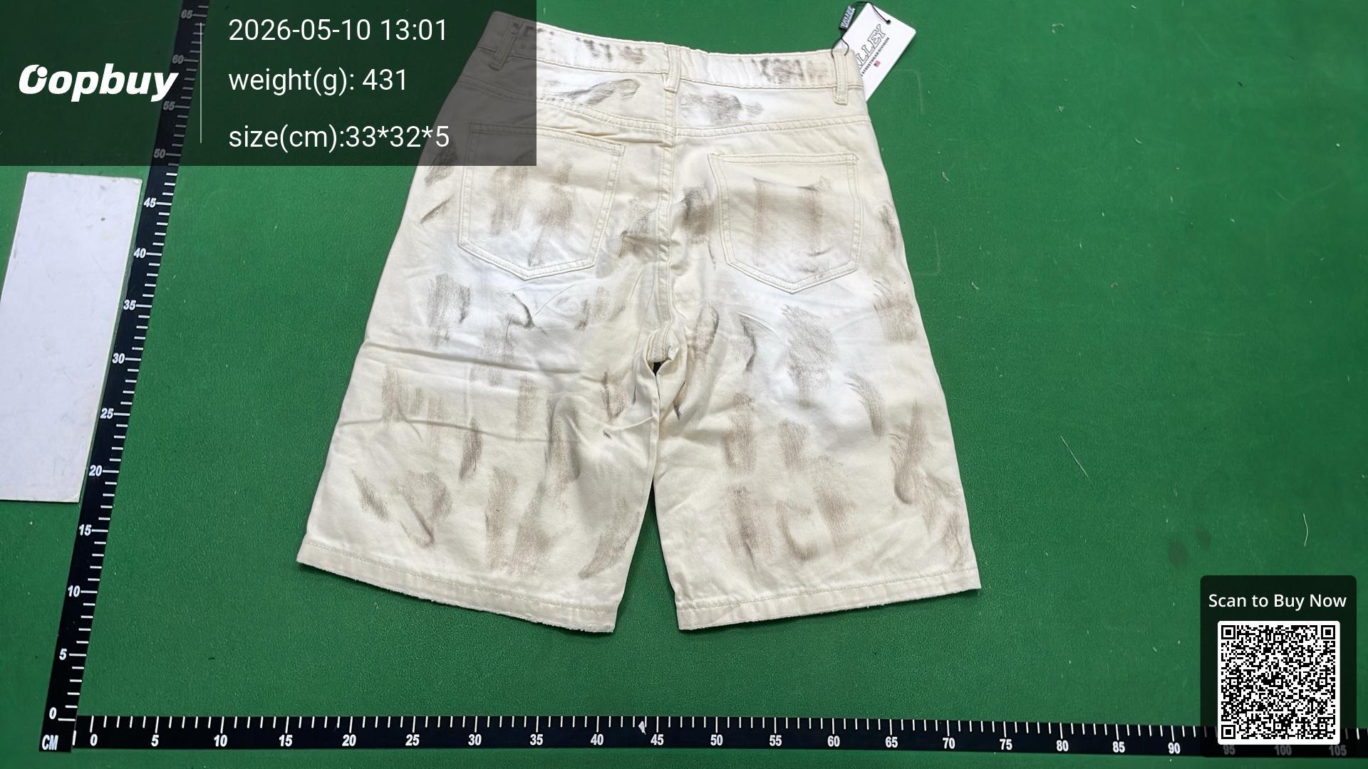 Foto QC 7 de VALLEY Denim Shorts Rhinestone Black