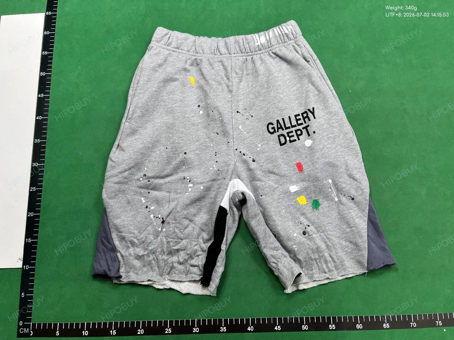 Foto QC 2 de Gallery Dept. Sweatpants Hand-Painted Splatter Patchwork Flare Grey