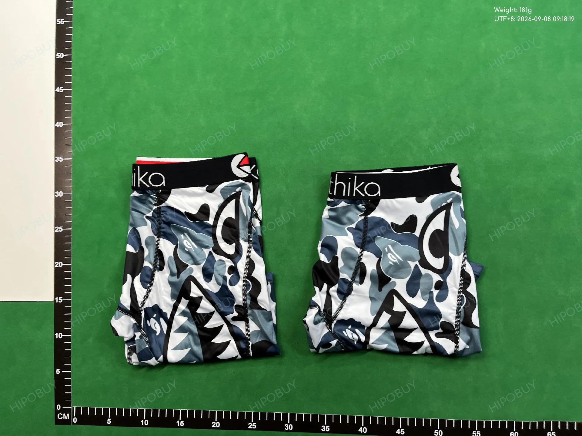 Foto QC 8 de Other Underwear Cotton Boxer Briefs Black White Green