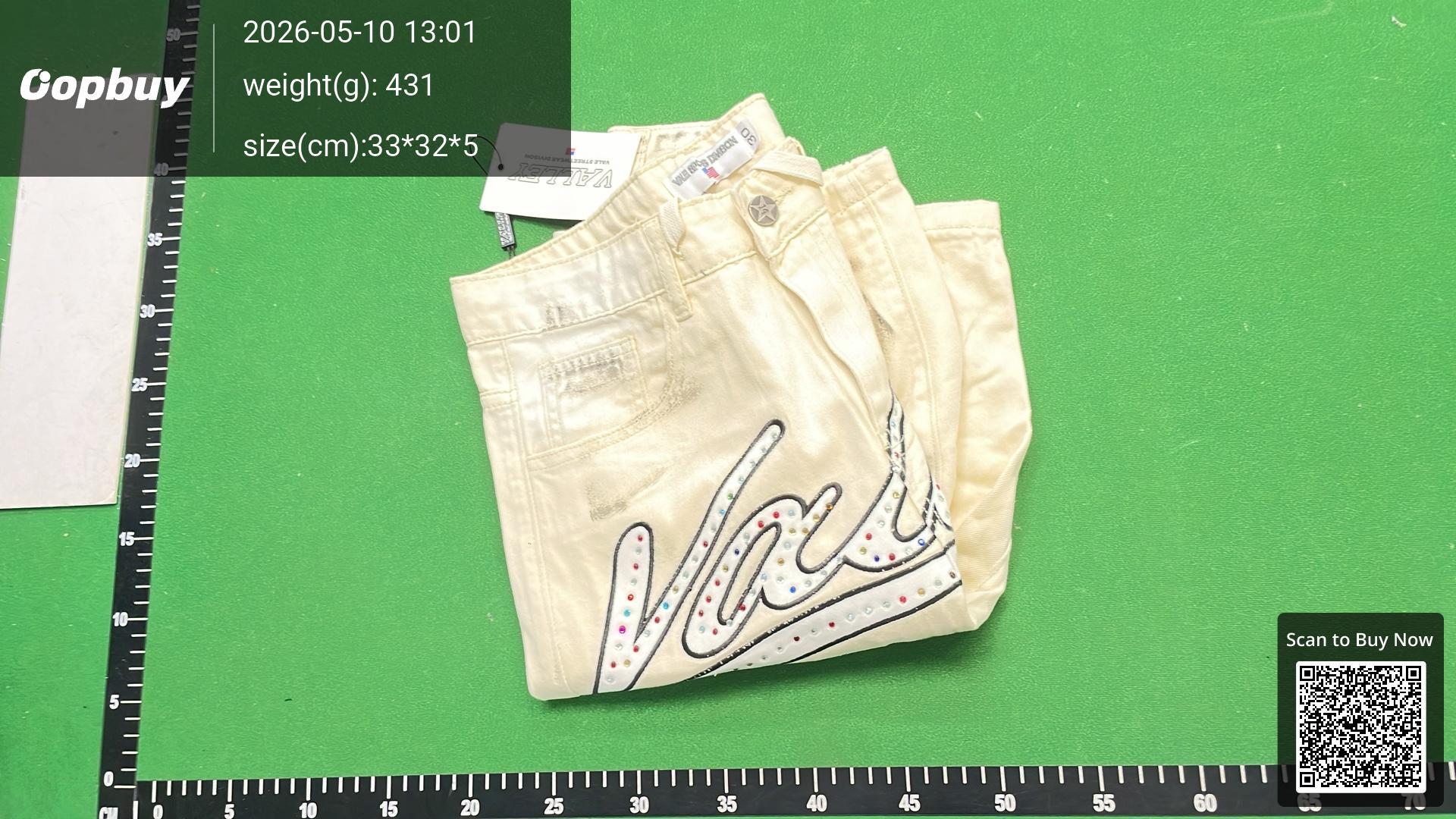 Foto QC 8 de VALLEY Denim Shorts Rhinestone Black