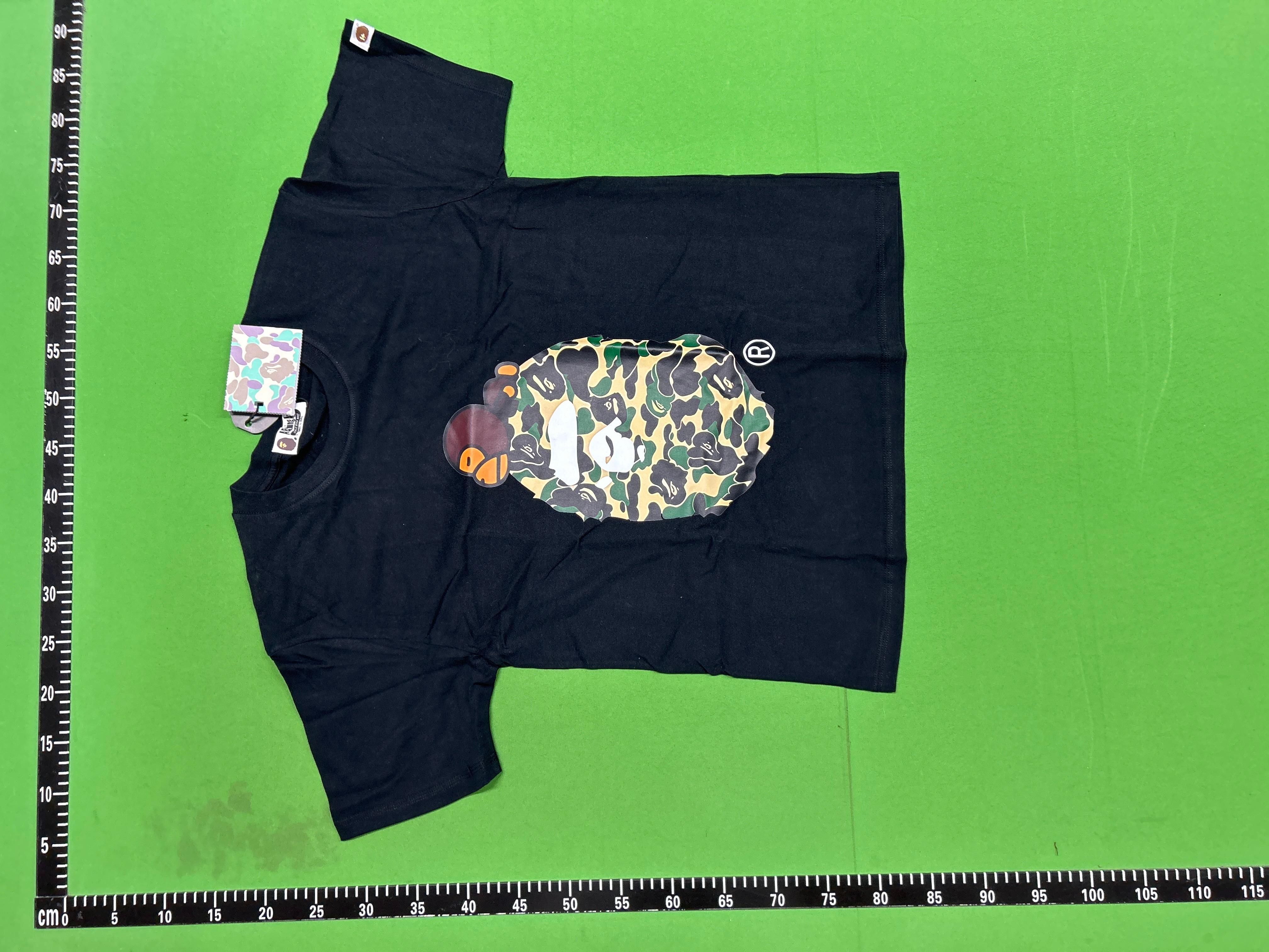 Foto QC 3 de Bape T-shirt ABC Camo Big Ape Head White