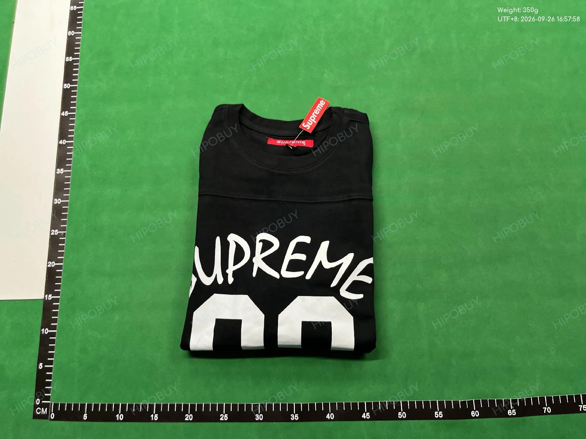 Foto QC 8 de Supreme 2024 Long Sleeve Number 8 Football Jersey White