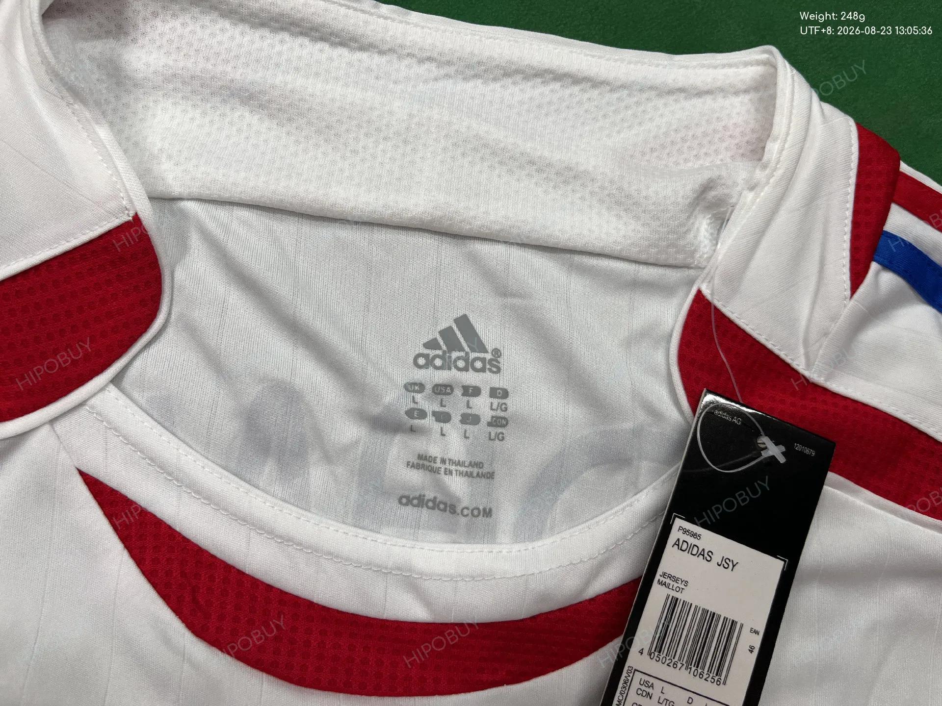 Foto QC 1 de adidas x Argentina 2022 Home Lionel Messi Signed Jersey White/Light Blue