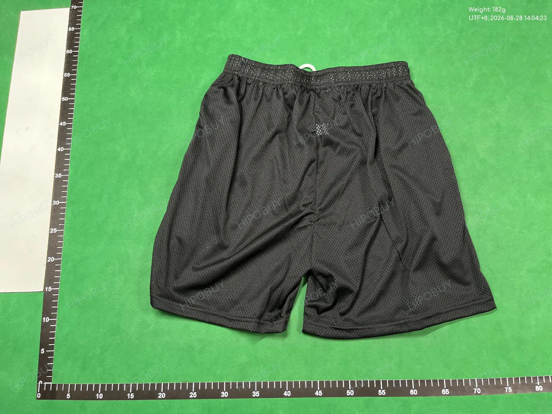 Foto QC 7 de Eric Emanuel EE Basketball Shorts Mesh Black Red