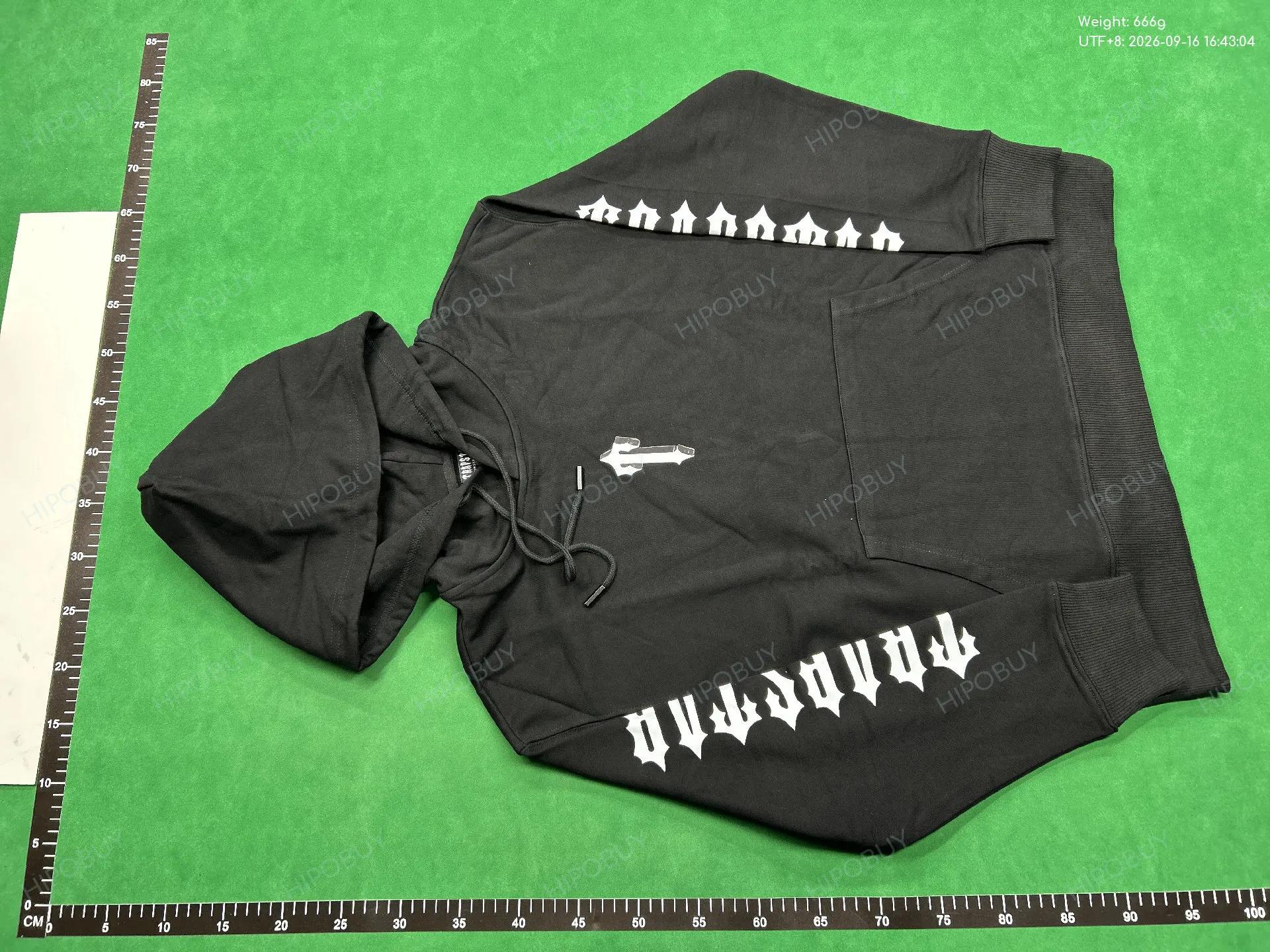 Foto QC 2 de Vlone Hoodie Blue Snake Logo Black