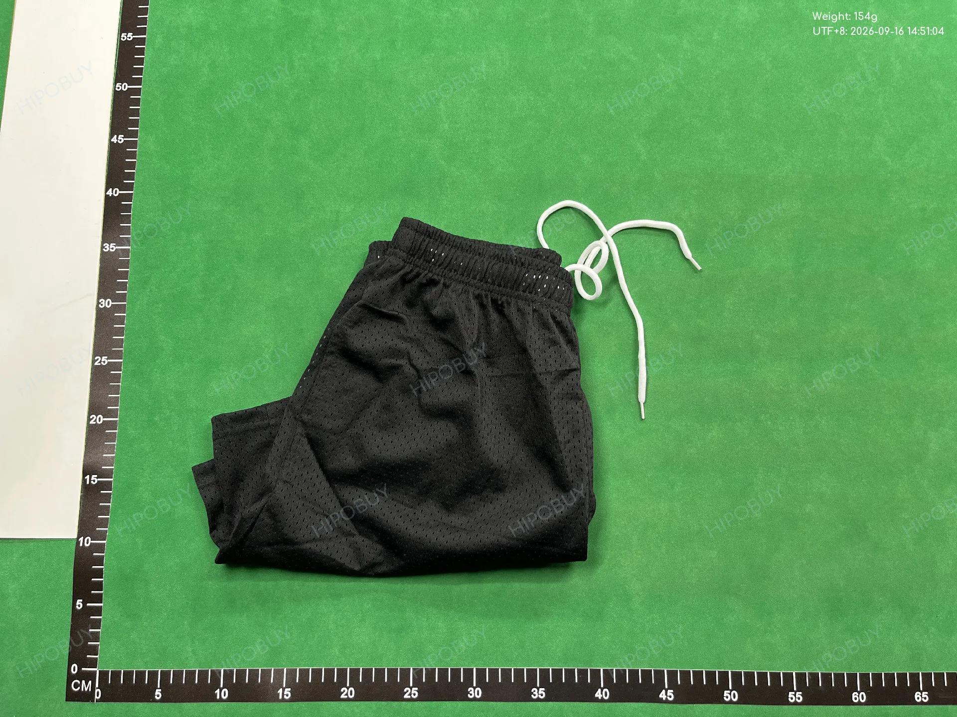 Foto QC 4 de Eric Emanuel EE Basketball Shorts Mesh Black Red