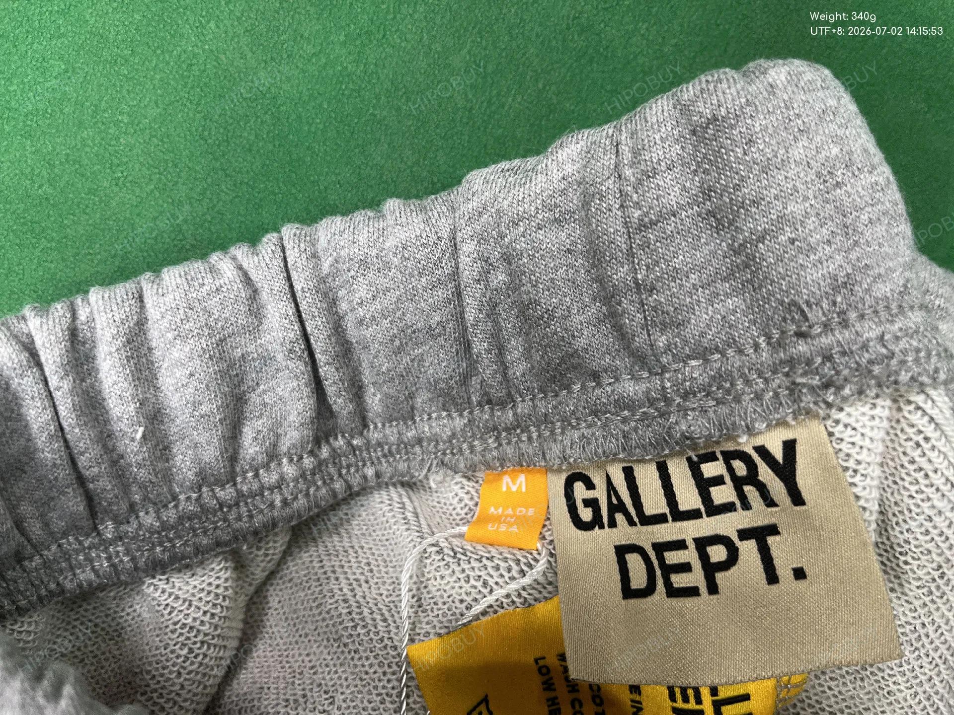 Foto QC 1 de Gallery Dept. Sweatpants Hand-Painted Splatter Patchwork Flare Grey