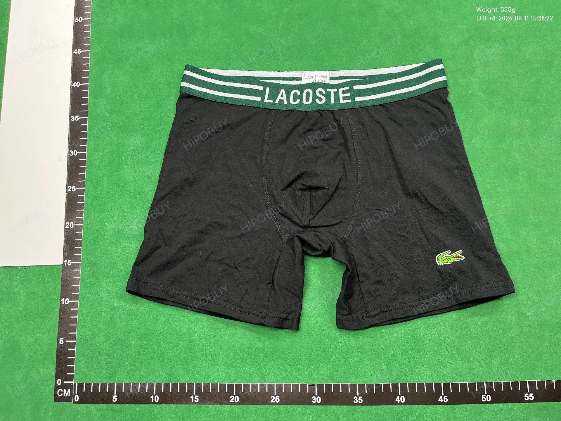 Foto QC 2 de Lacoste Underwear Cotton Long Boxer Briefs Navy