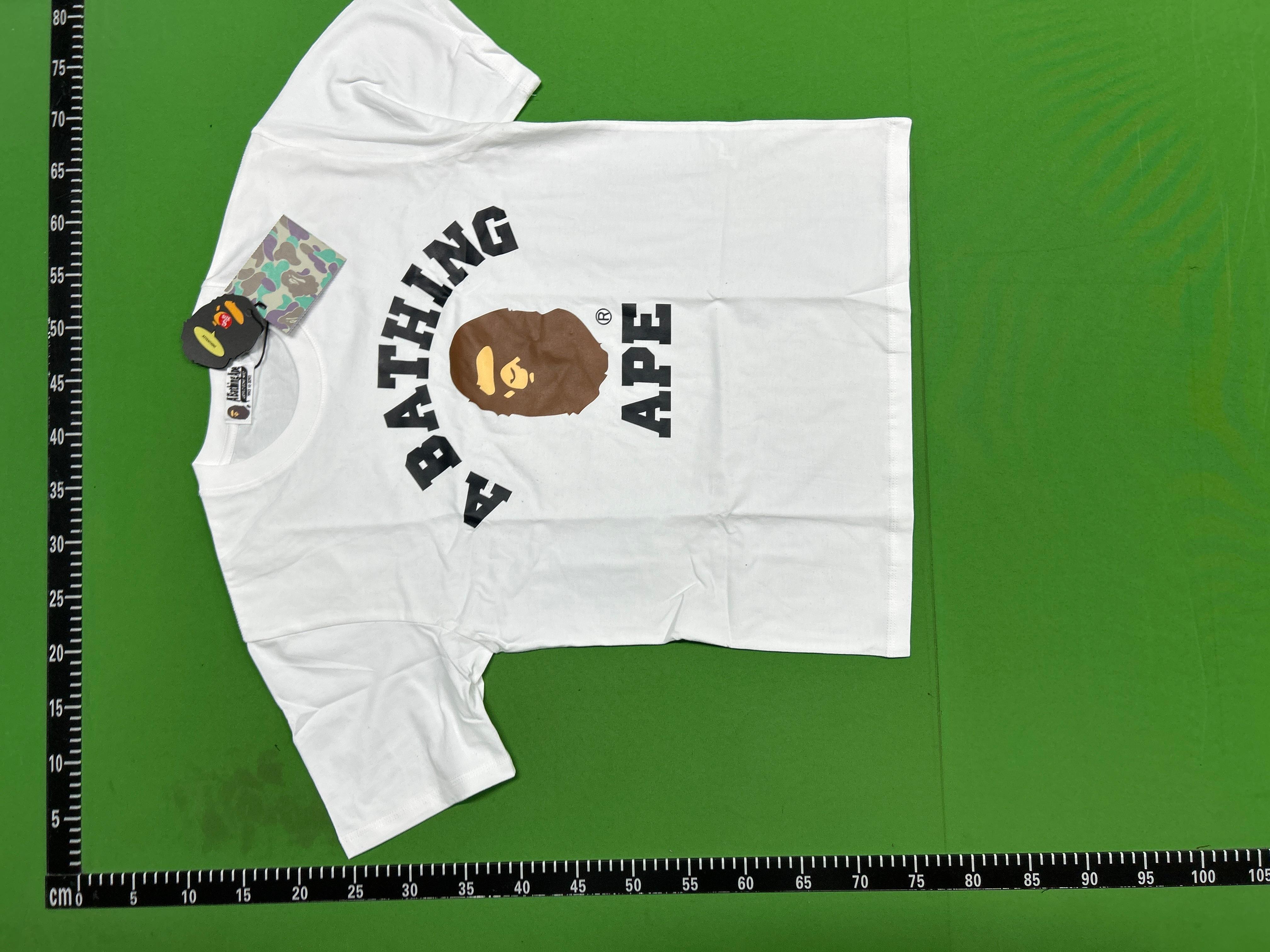 Foto QC 7 de Bape T-shirt ABC Camo Big Ape Head White