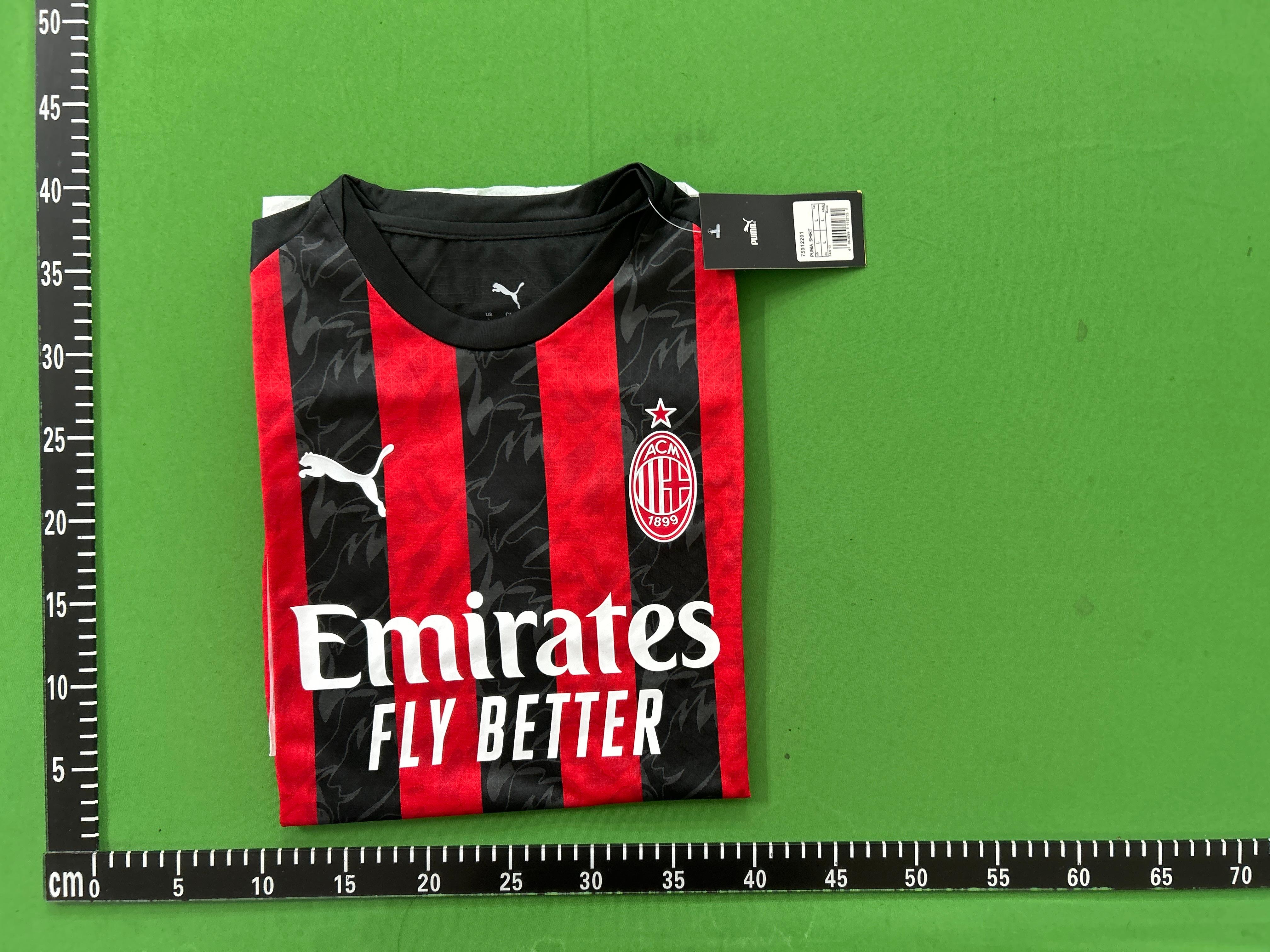 Foto QC 1 de Puma x AC Milan 2021/22 Pre-Match Player Version Jersey Light Blue
