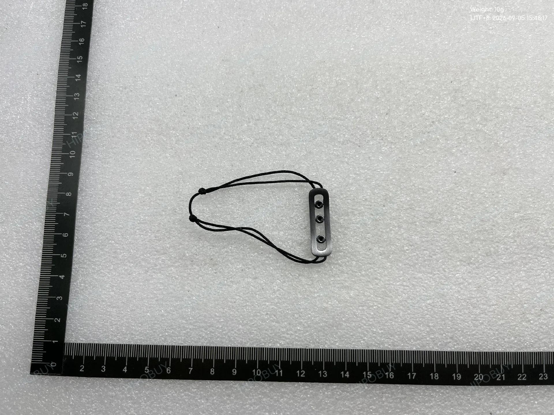 Foto QC 2 de Messika Move Titanium Cord Bracelet Diamond Natural