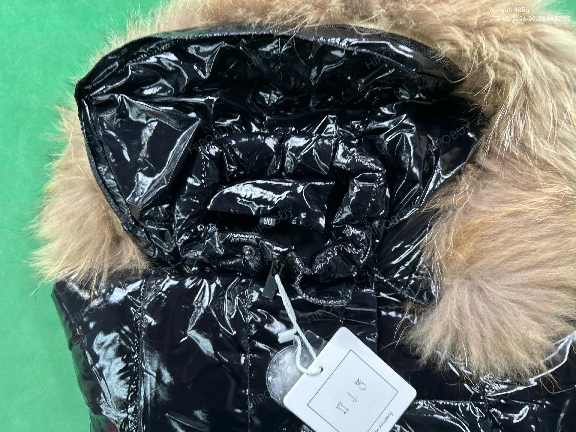 Foto QC 1 de Other Down Jacket Large Fur Trim Hooded Black