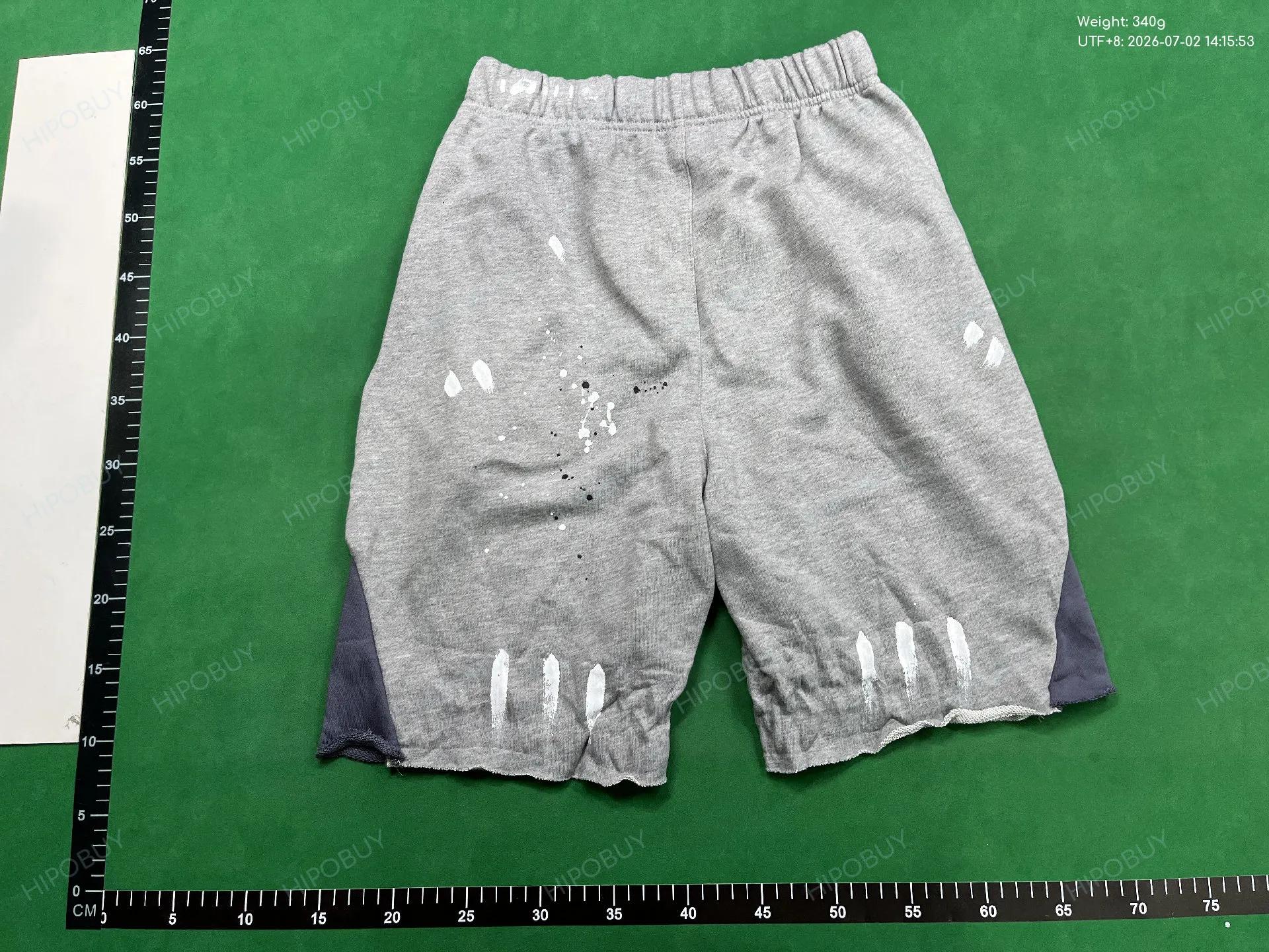 Foto QC 3 de Gallery Dept. Sweatpants Hand-Painted Splatter Patchwork Flare Grey