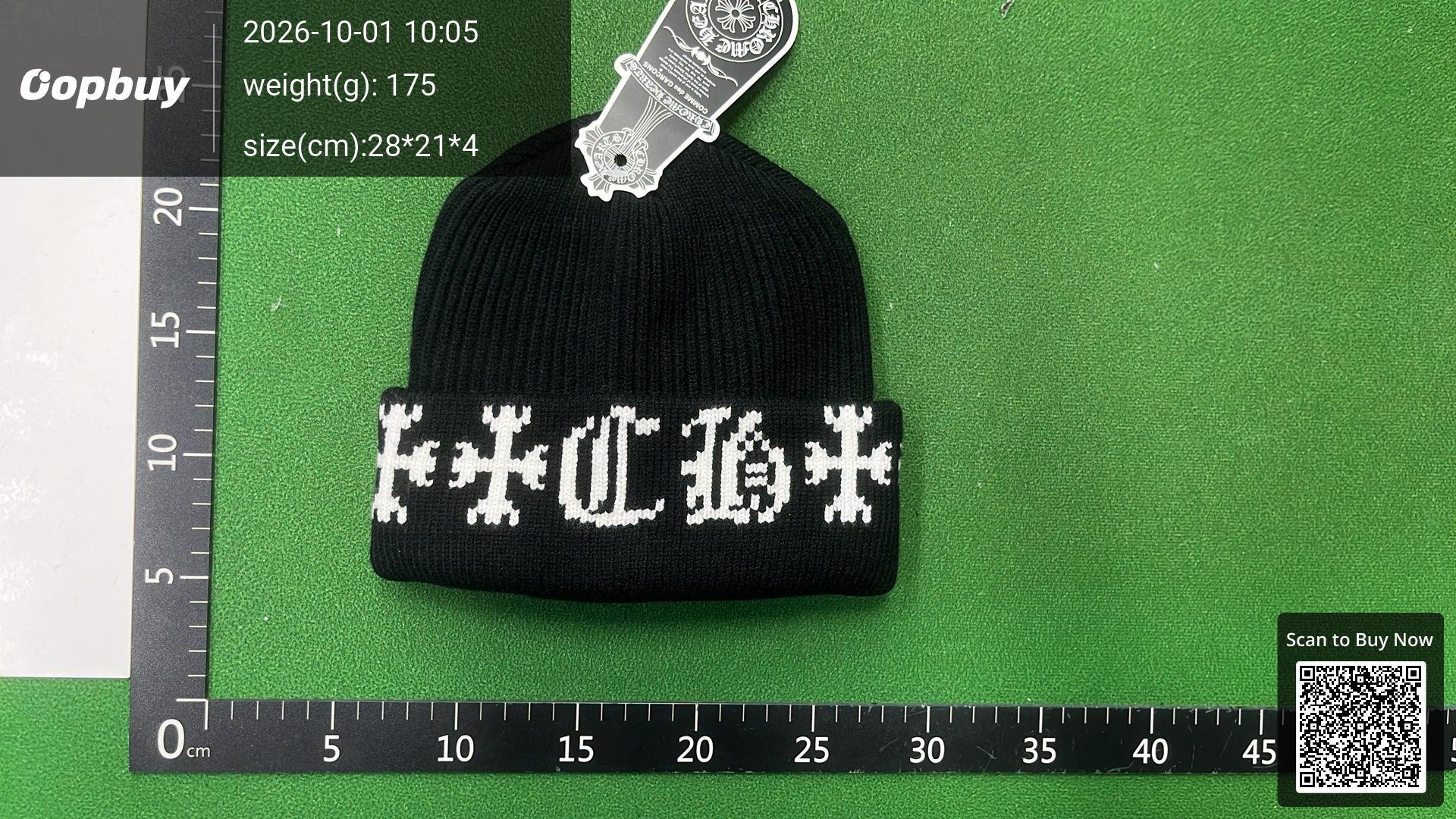 Foto QC 4 de Chrome Hearts Comme des Garcons Beanie Beige