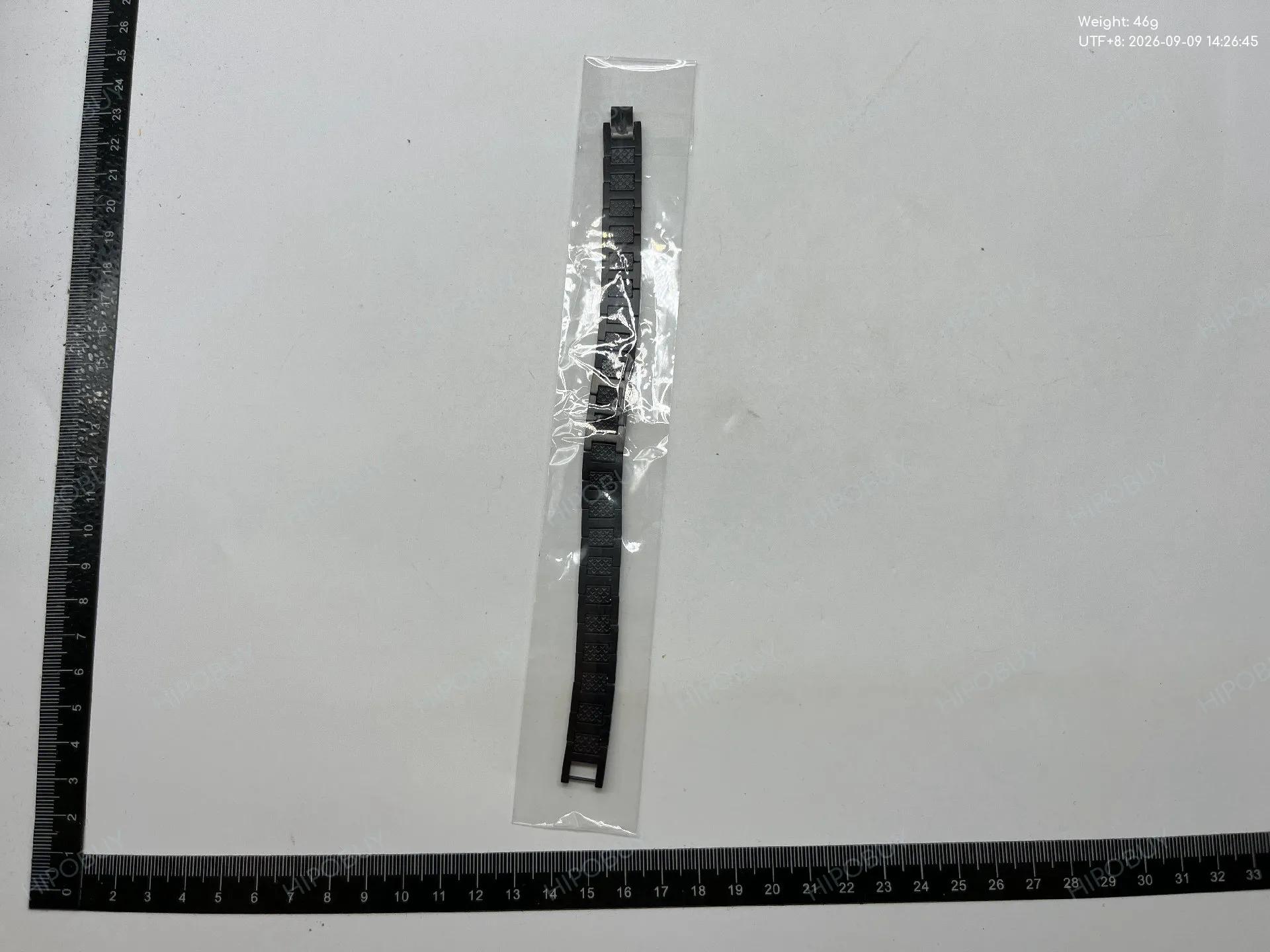 Foto QC 6 de Other Bracelet Titanium Steel Magnetic Stone Black