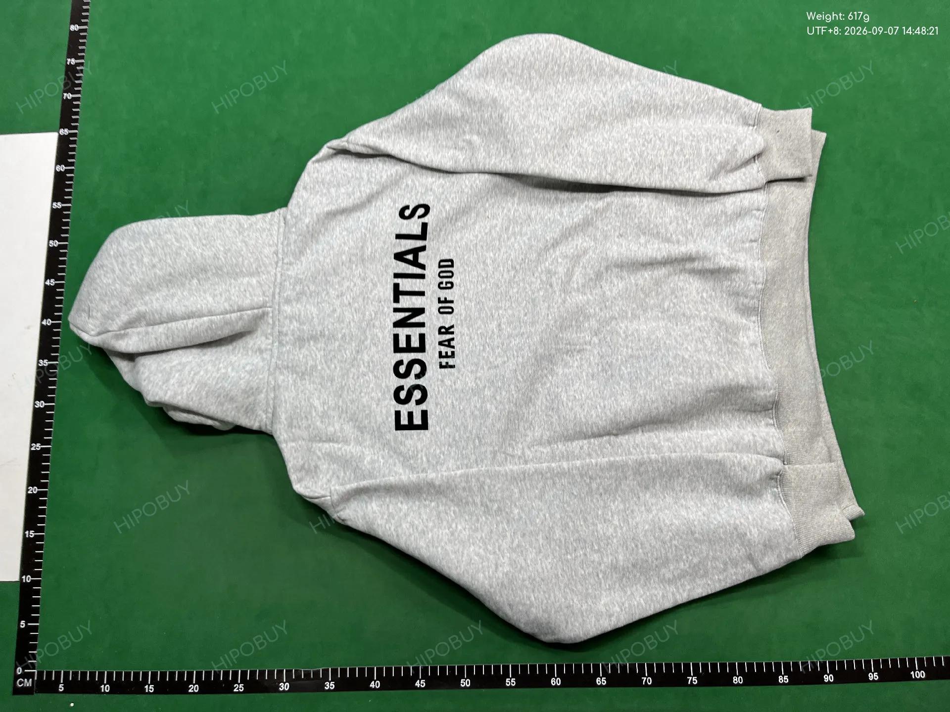 Foto QC 3 de Fear of God Essentials Sweater Logo Hoodie Black