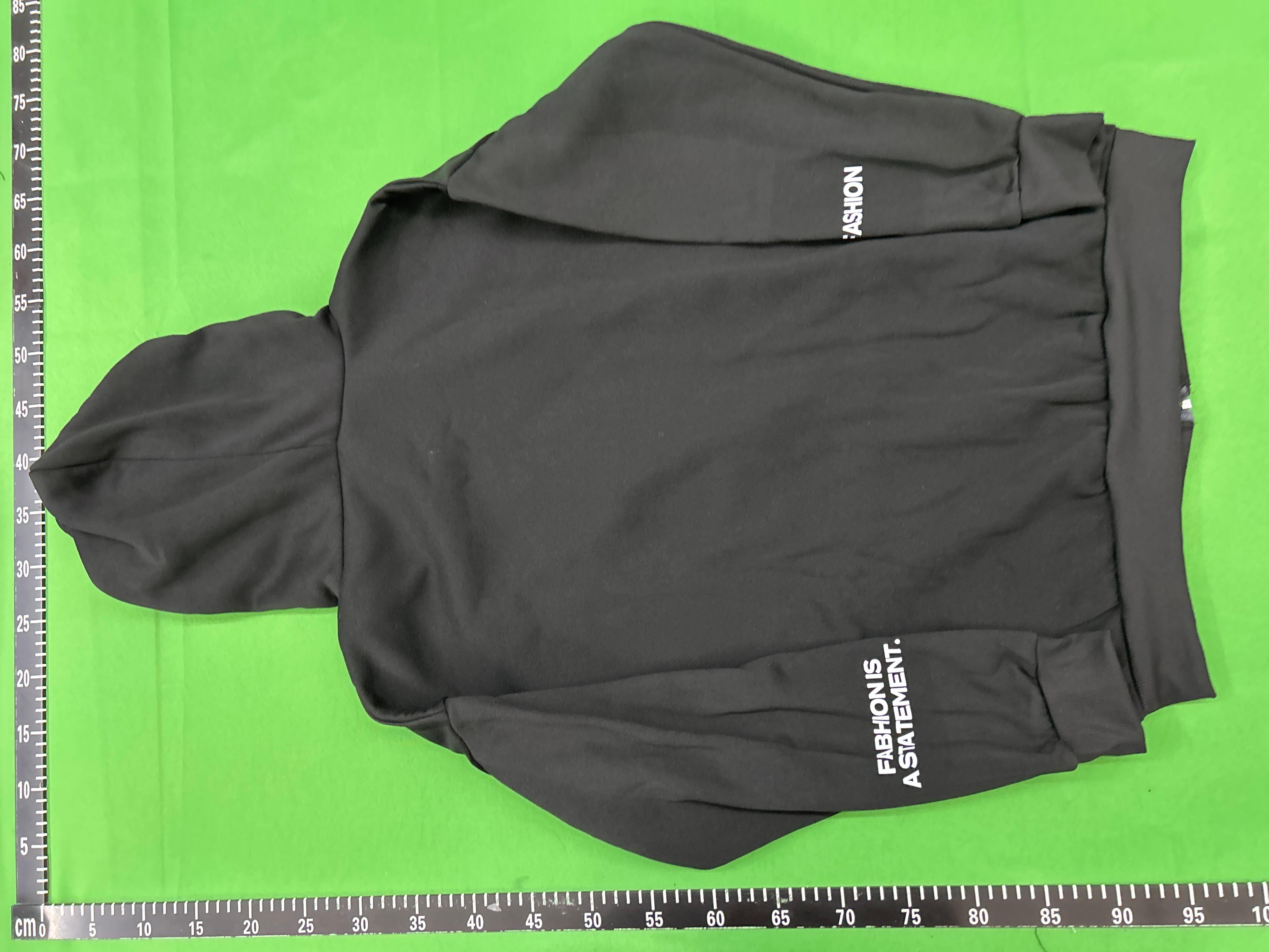 Foto QC 8 de Eternal Streetwear Y2K Zip Sweater Hand Letter Print Black