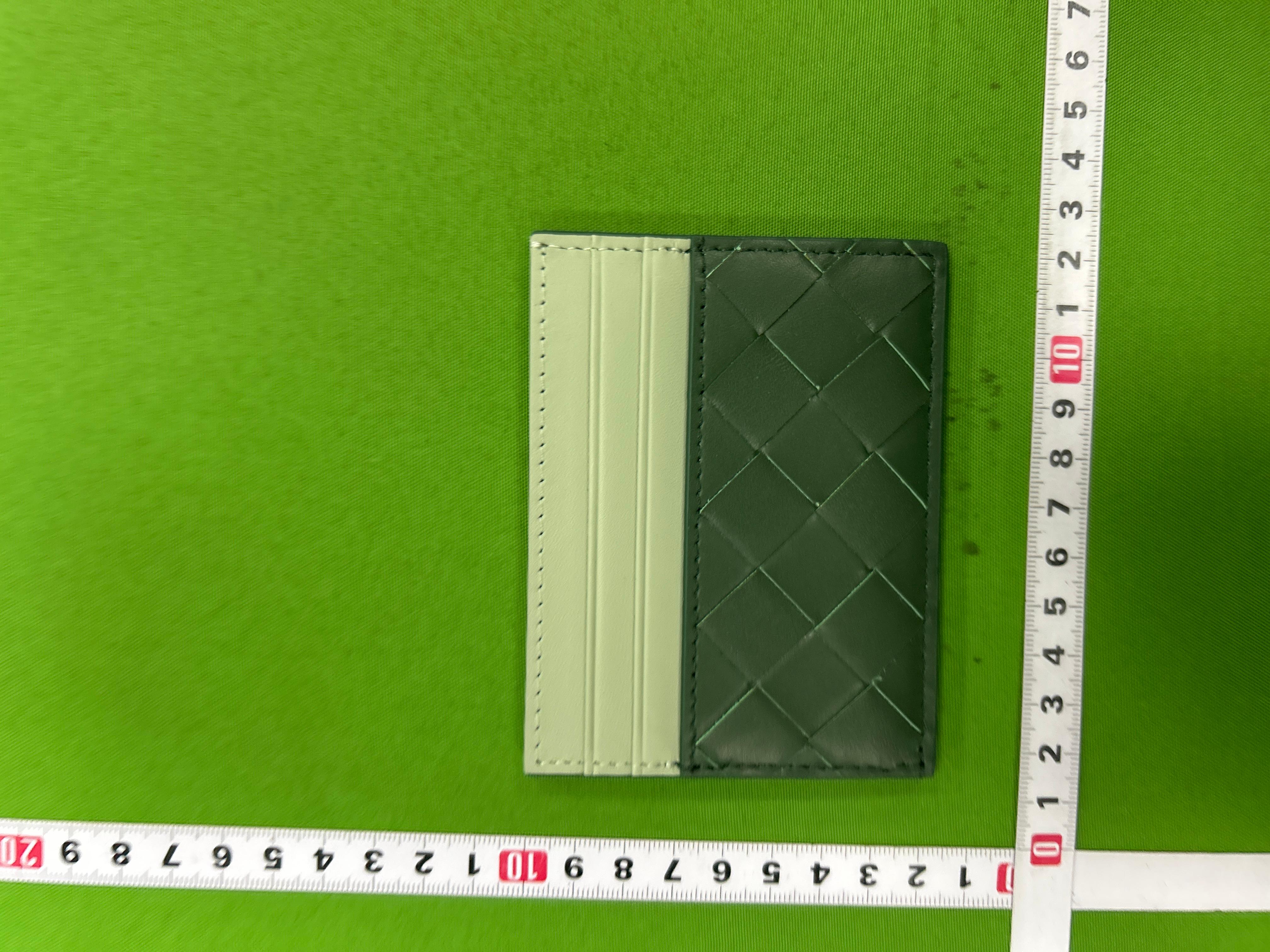 Foto QC 8 de Bottega Veneta Card Case Intrecciato Leather Green