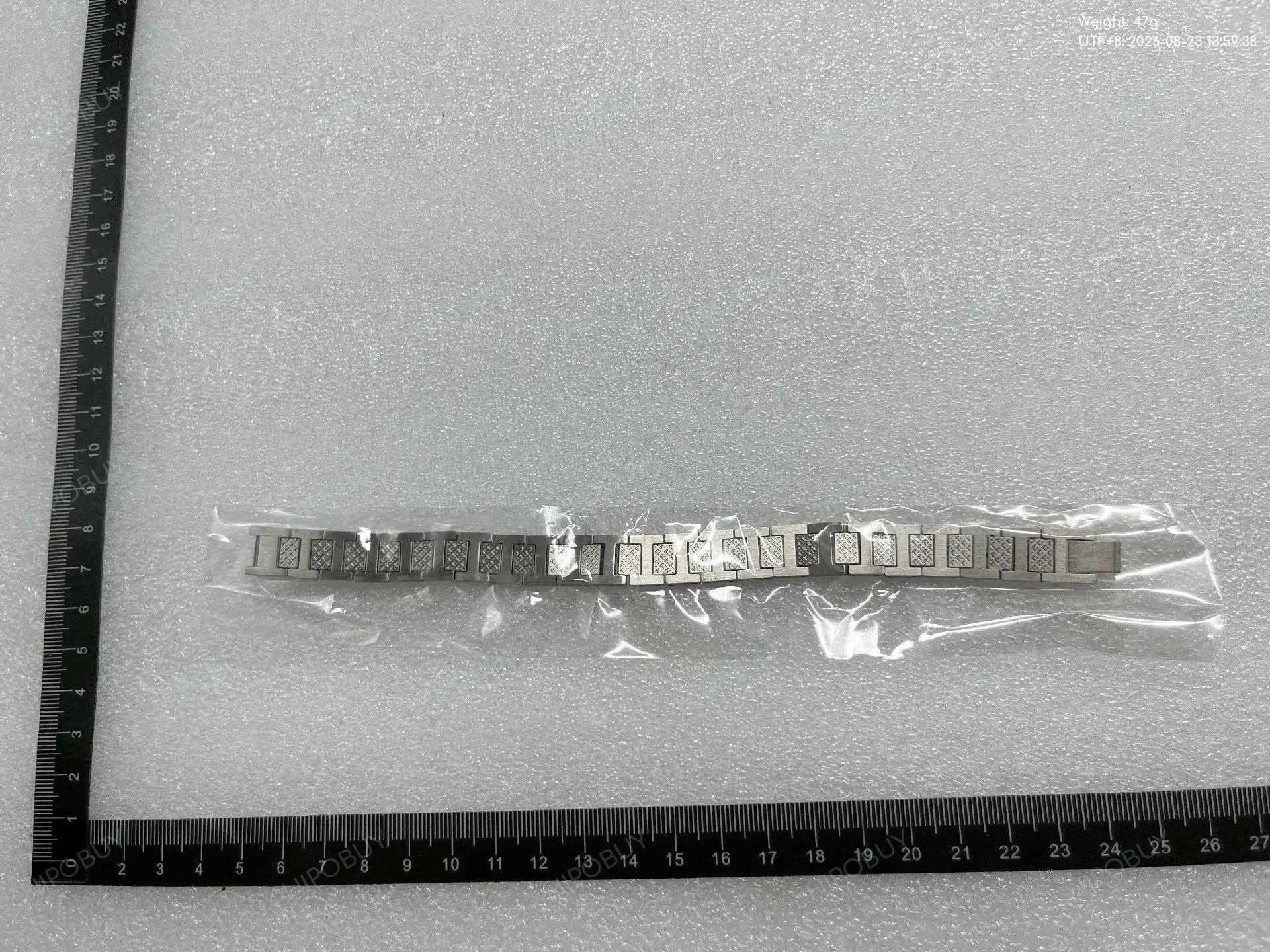 Foto QC 7 de Other Bracelet Titanium Steel Magnetic Stone Black