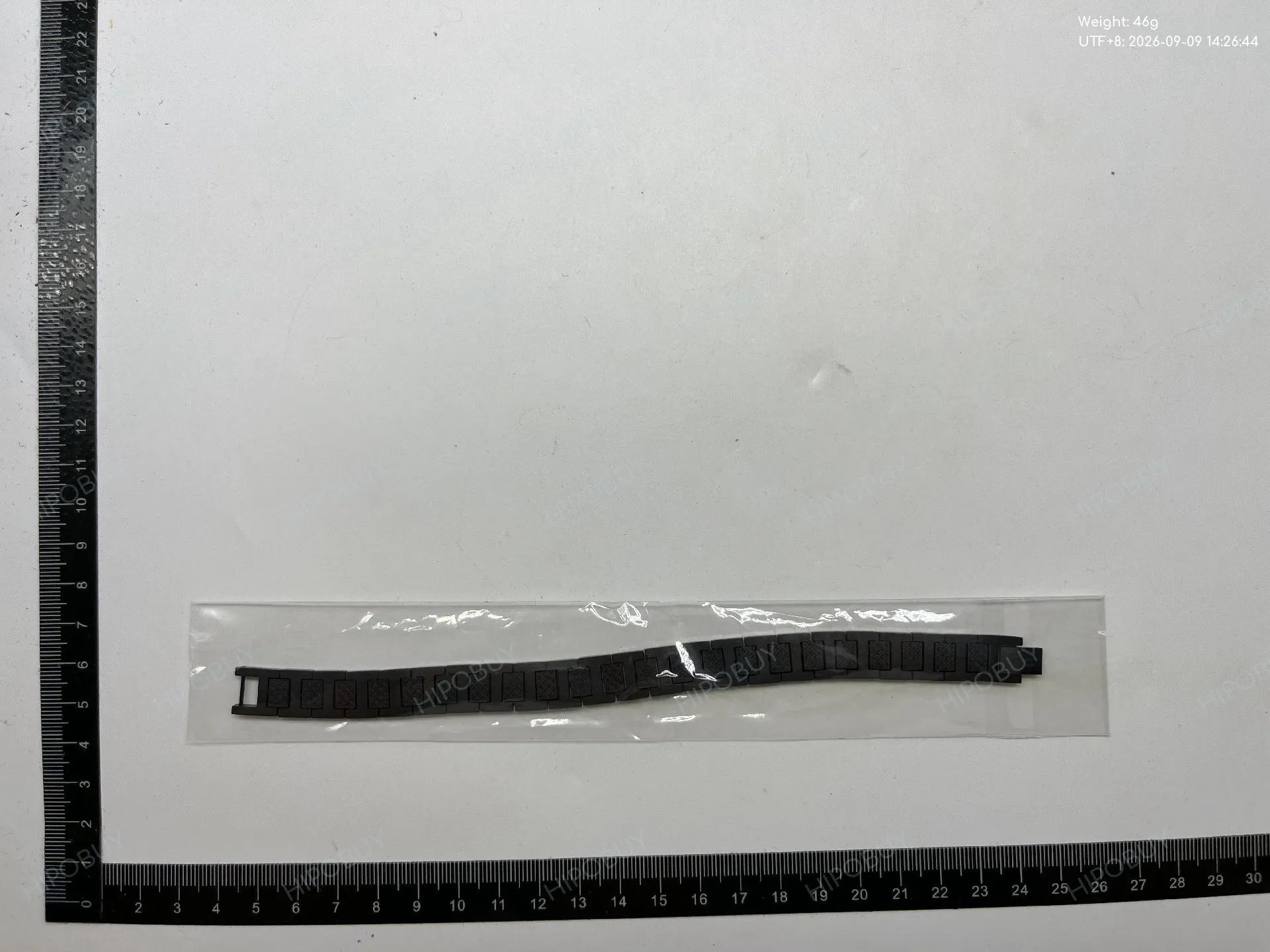 Foto QC 4 de Other Bracelet Titanium Steel Magnetic Stone Black