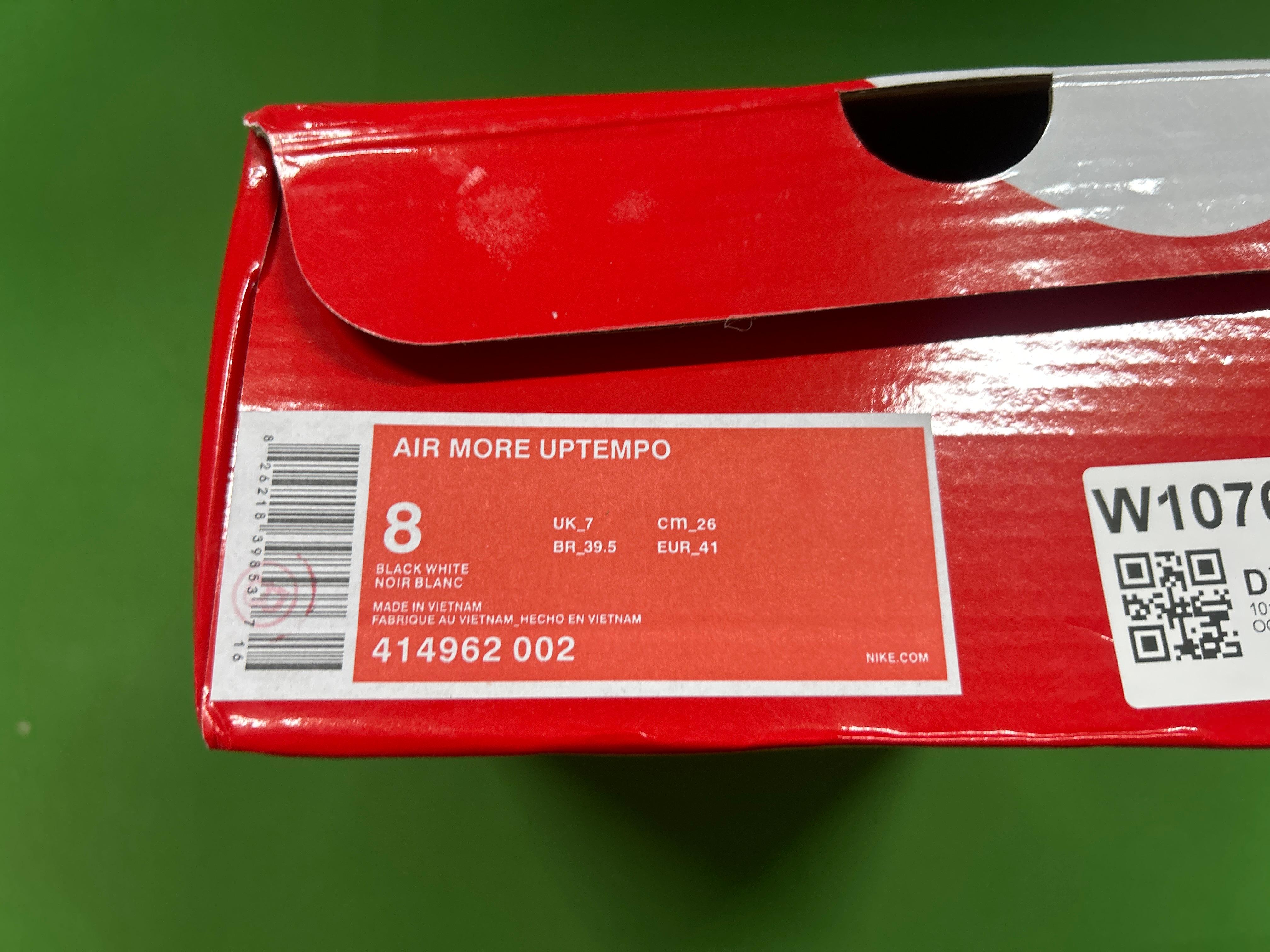 Foto QC 6 de Nike Air More Uptempo Retro Black White 414962-002