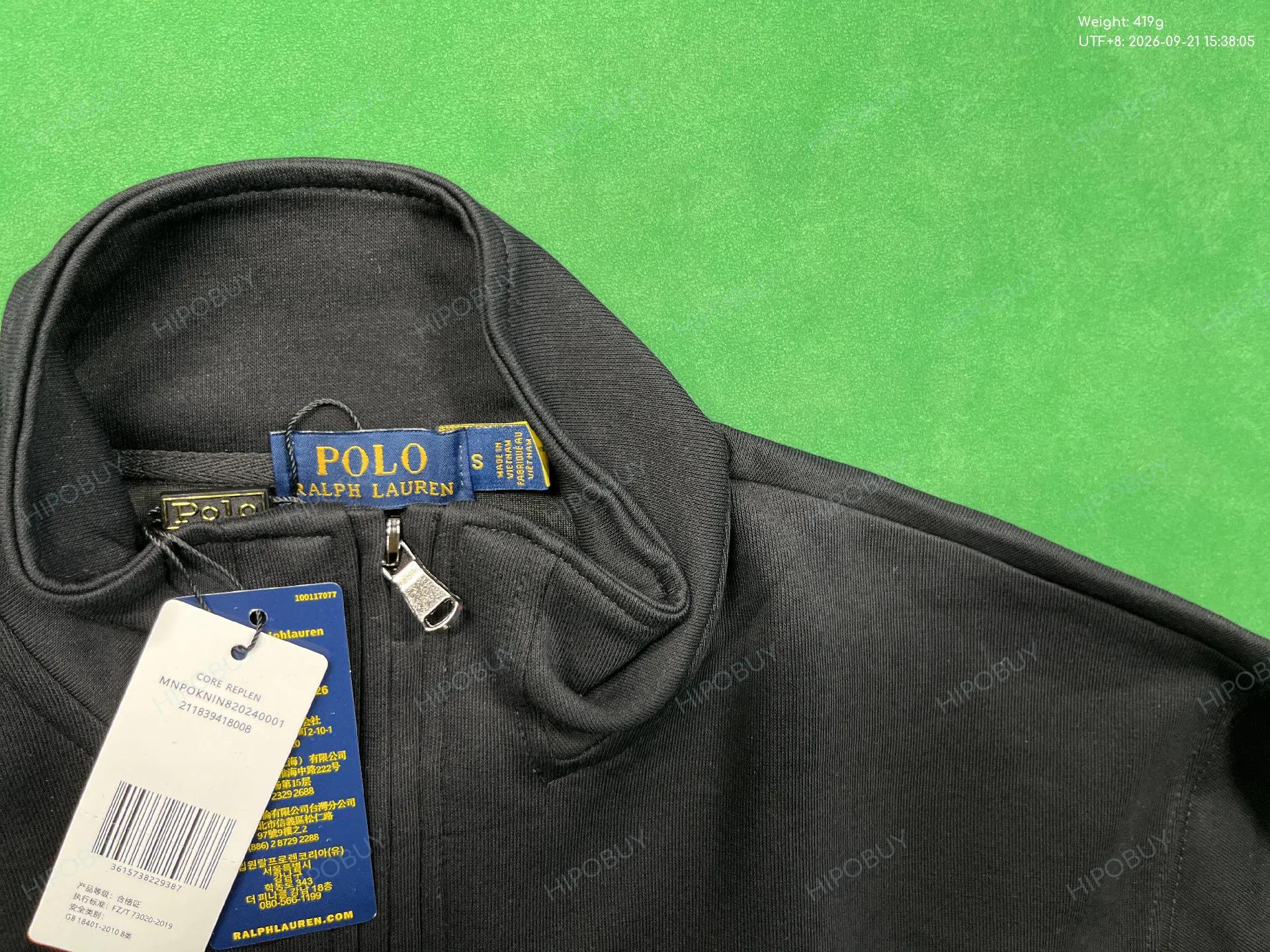 Foto QC 5 de Polo Ralph Lauren Sweatshirt Pony Logo Quarter-Zip Grey