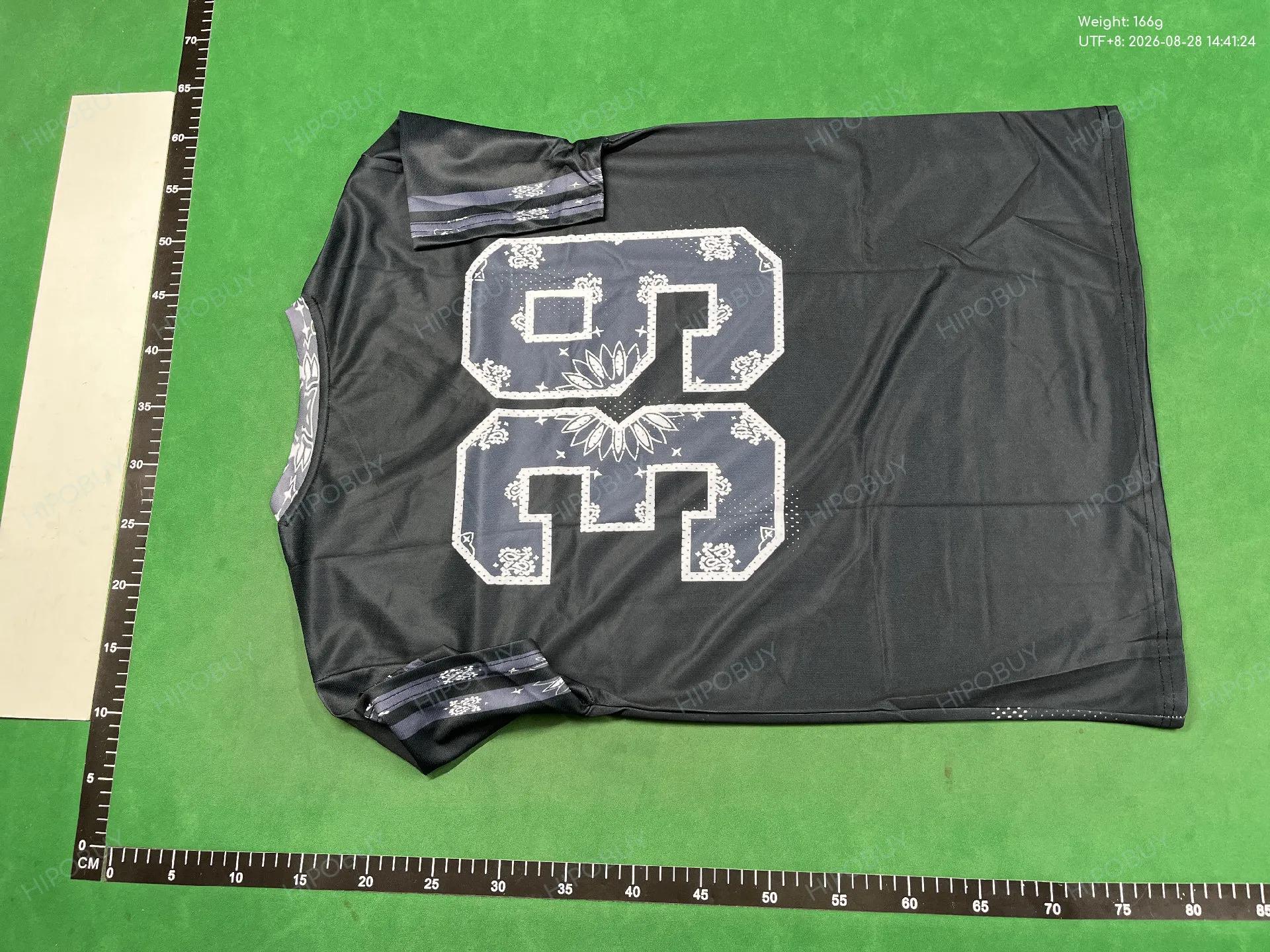 Foto QC 3 de Supreme Jersey World Famous Script Number 7 Black