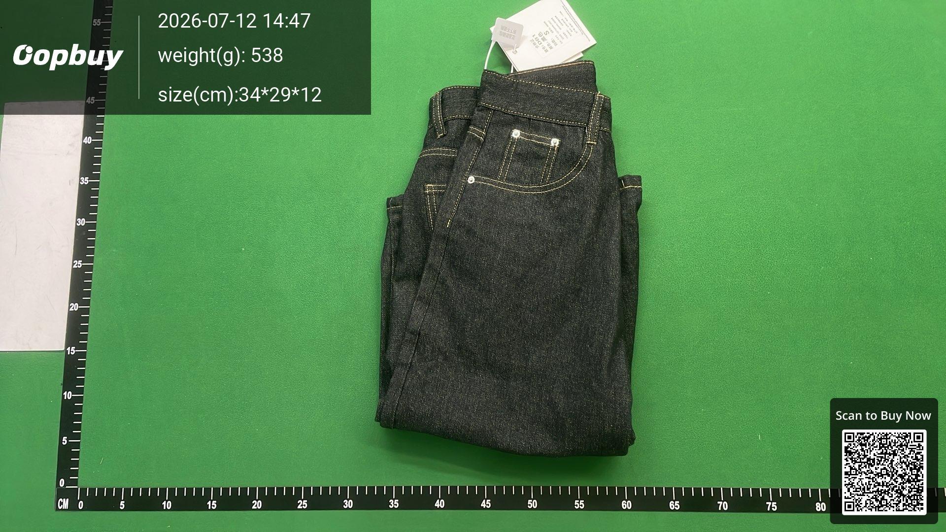 Foto QC 4 de WHOOWAP Denim Shorts Loose Black