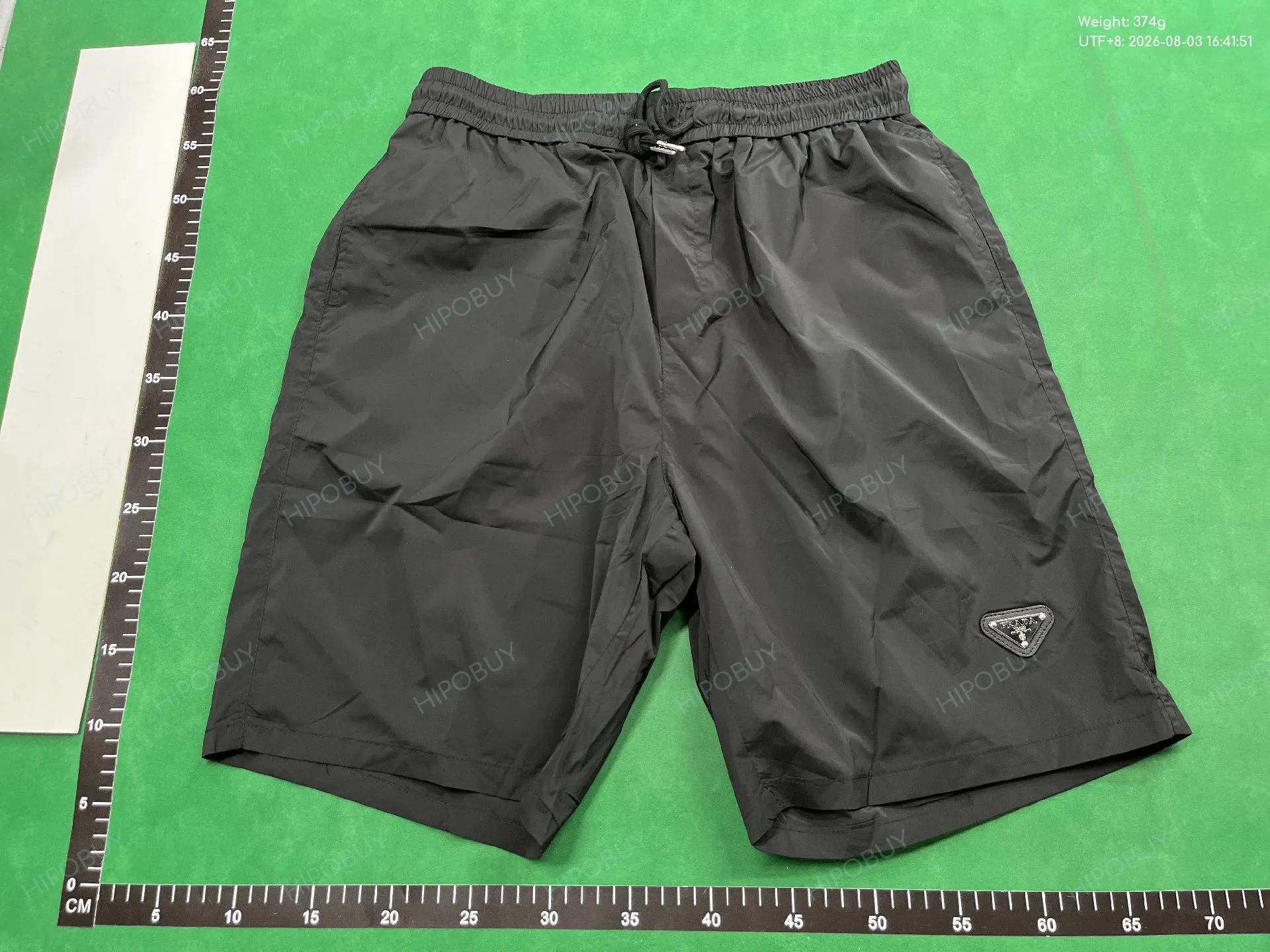 Foto QC 3 de Prada Shirt Short Sleeve Zip-Up Triangle Logo Black