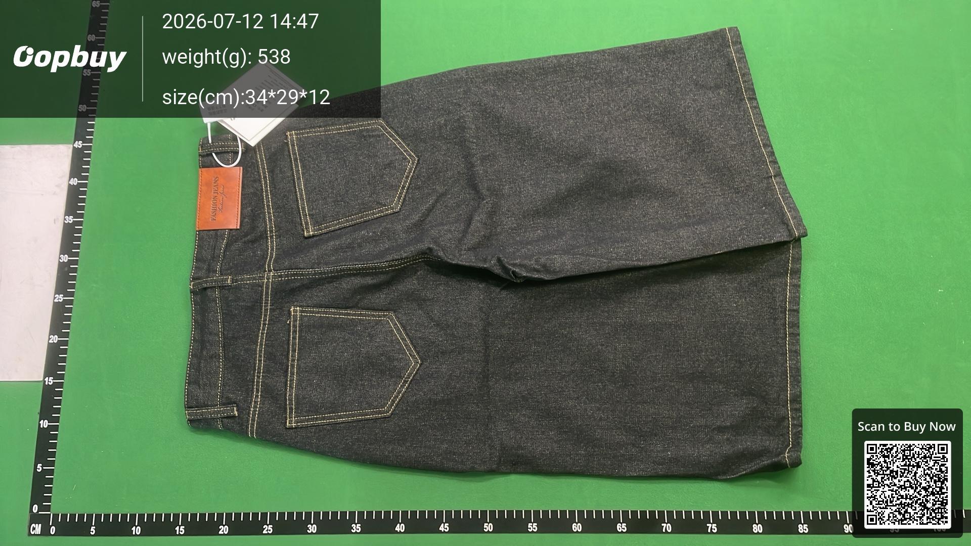 Foto QC 3 de WHOOWAP Denim Shorts Loose Black