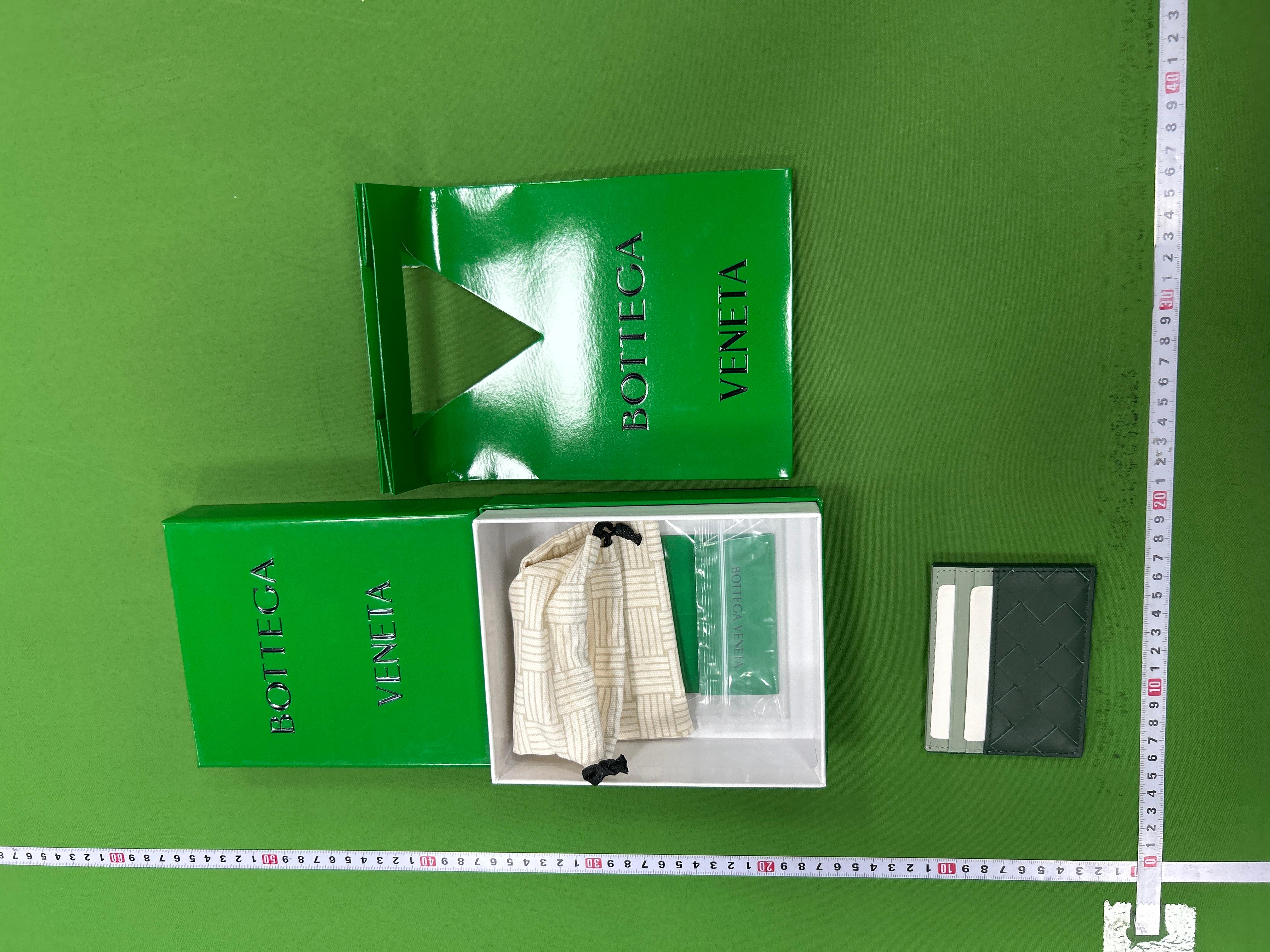 Foto QC 6 de Bottega Veneta Card Case Intrecciato Leather Green