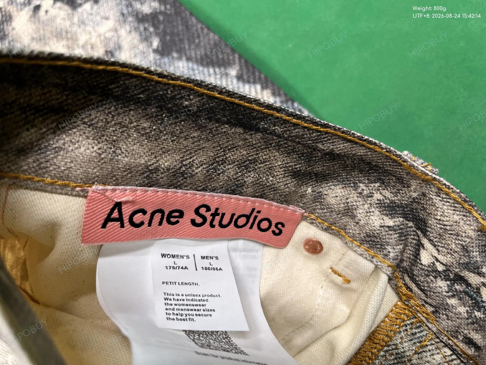 Foto QC 5 de Balenciaga Pull-Up Super Destroyed Baggy Jeans Light Blue