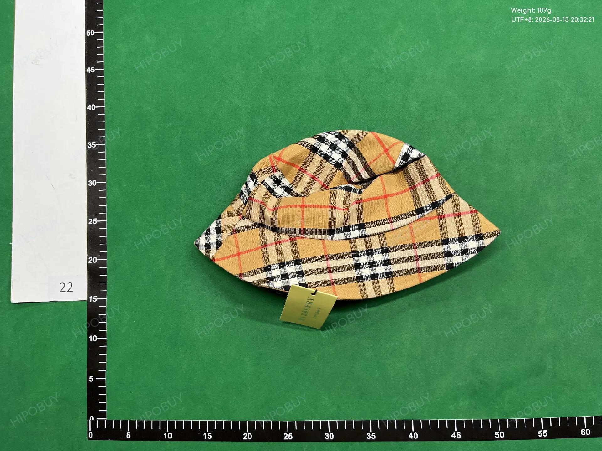 Foto QC 1 de Burberry Vintage Check Bucket Hat Archive Beige