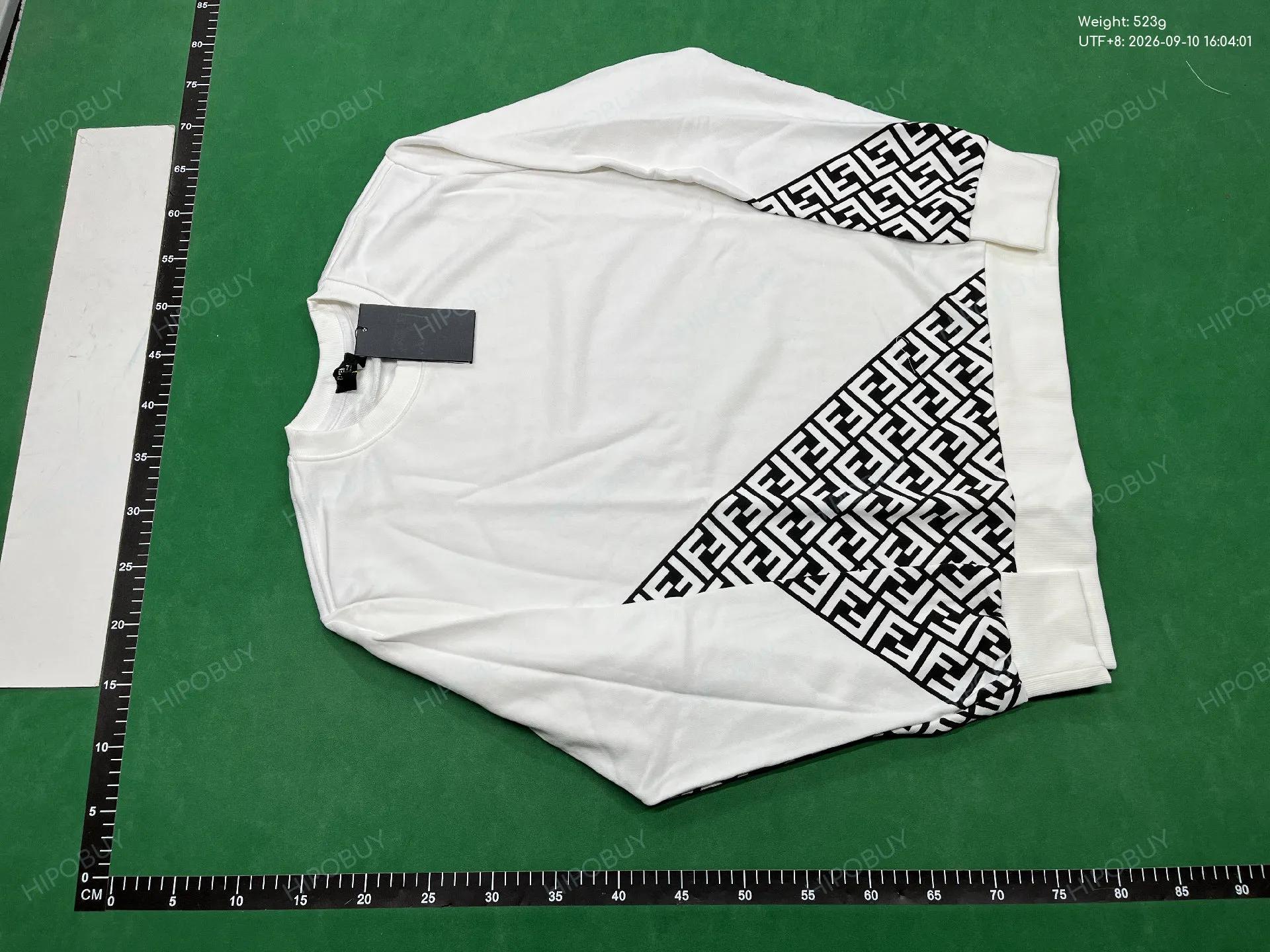 Foto QC 2 de Fendi Sweatshirt Diagonal FF Monogram Black