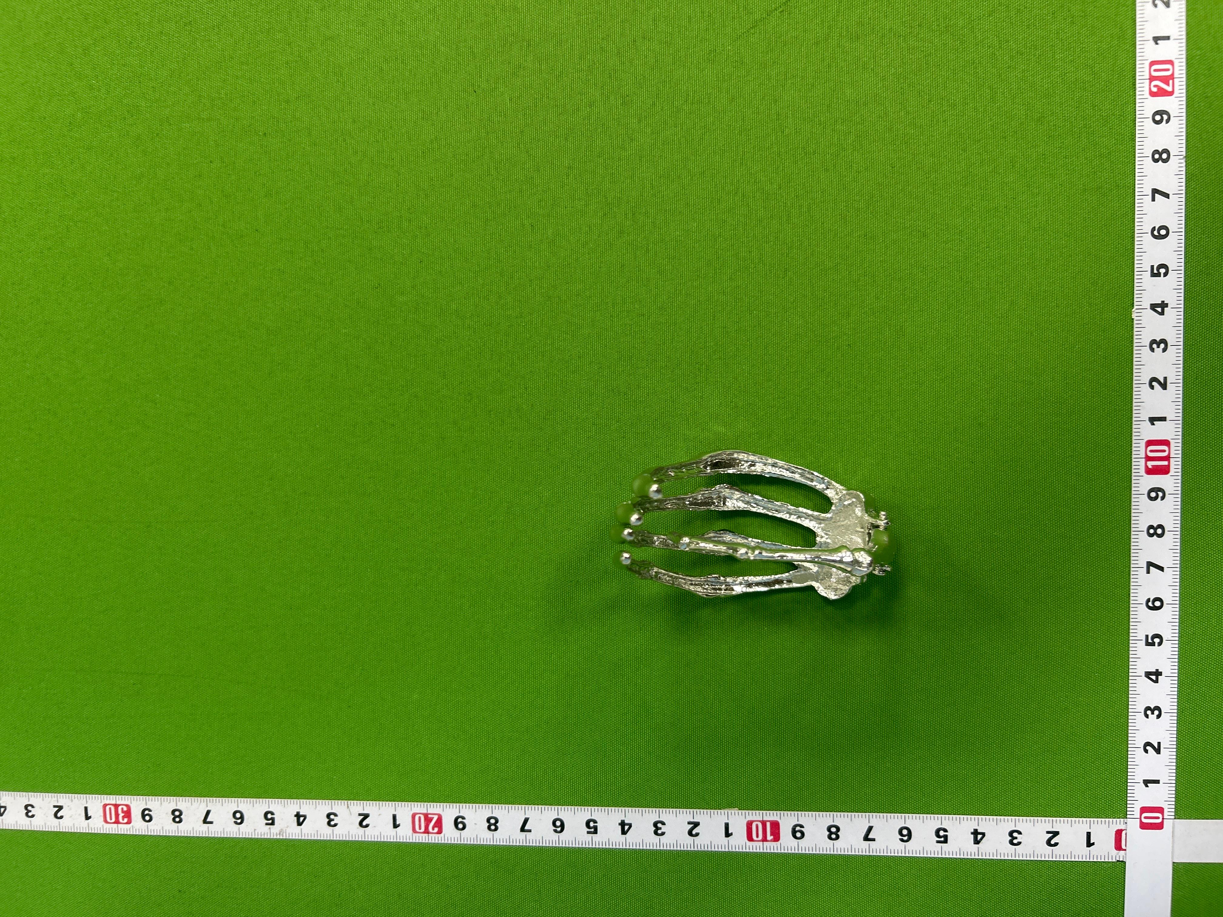 Foto QC 2 de Raf Simons Skeleton Claw Bracelet Metal Silver