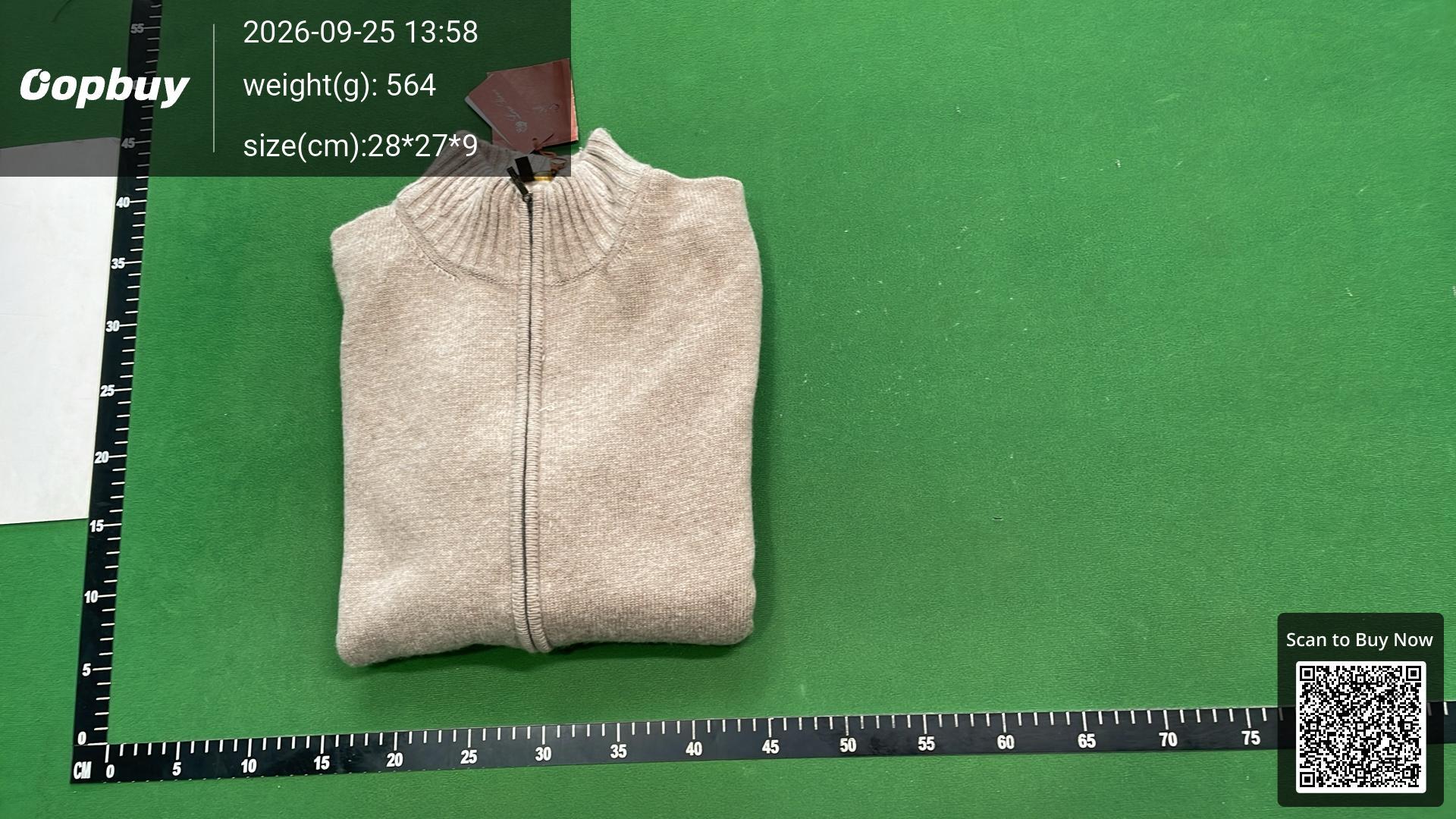 Foto QC 8 de Loro Piana Parksville Zip Sweater Cashmere Black