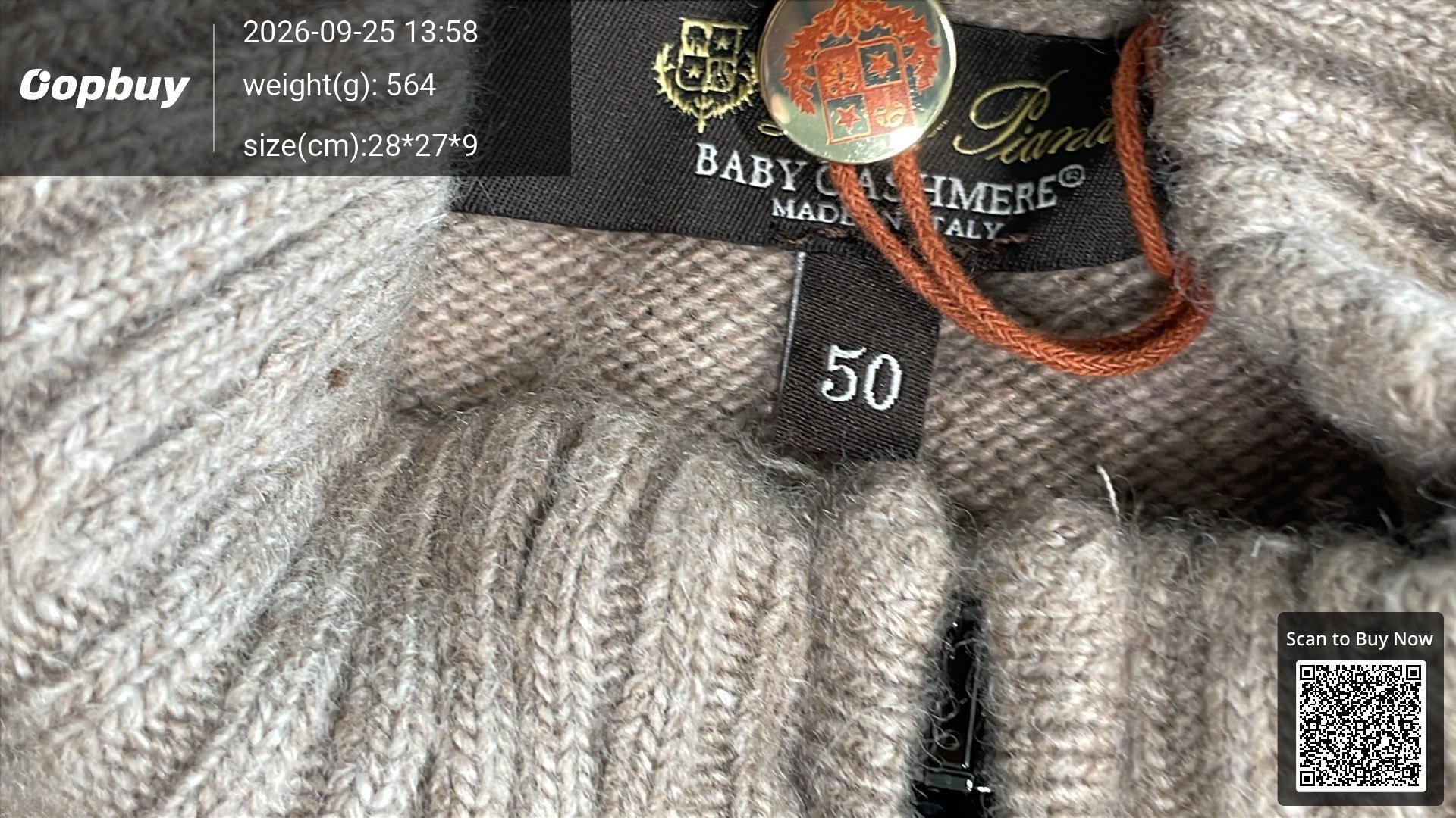 Foto QC 5 de Loro Piana Parksville Zip Sweater Cashmere Black