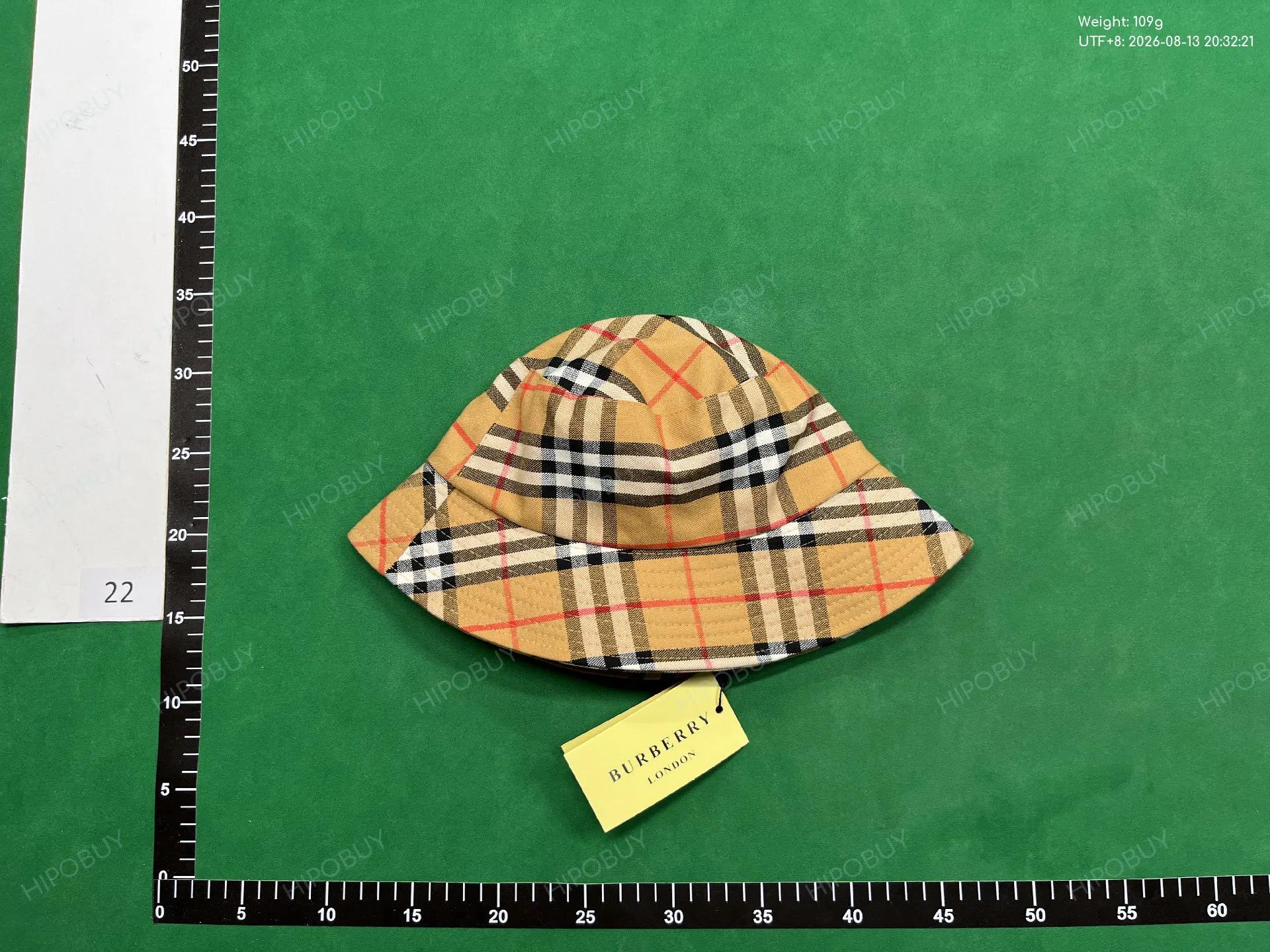 Foto QC 2 de Burberry Vintage Check Bucket Hat Archive Beige