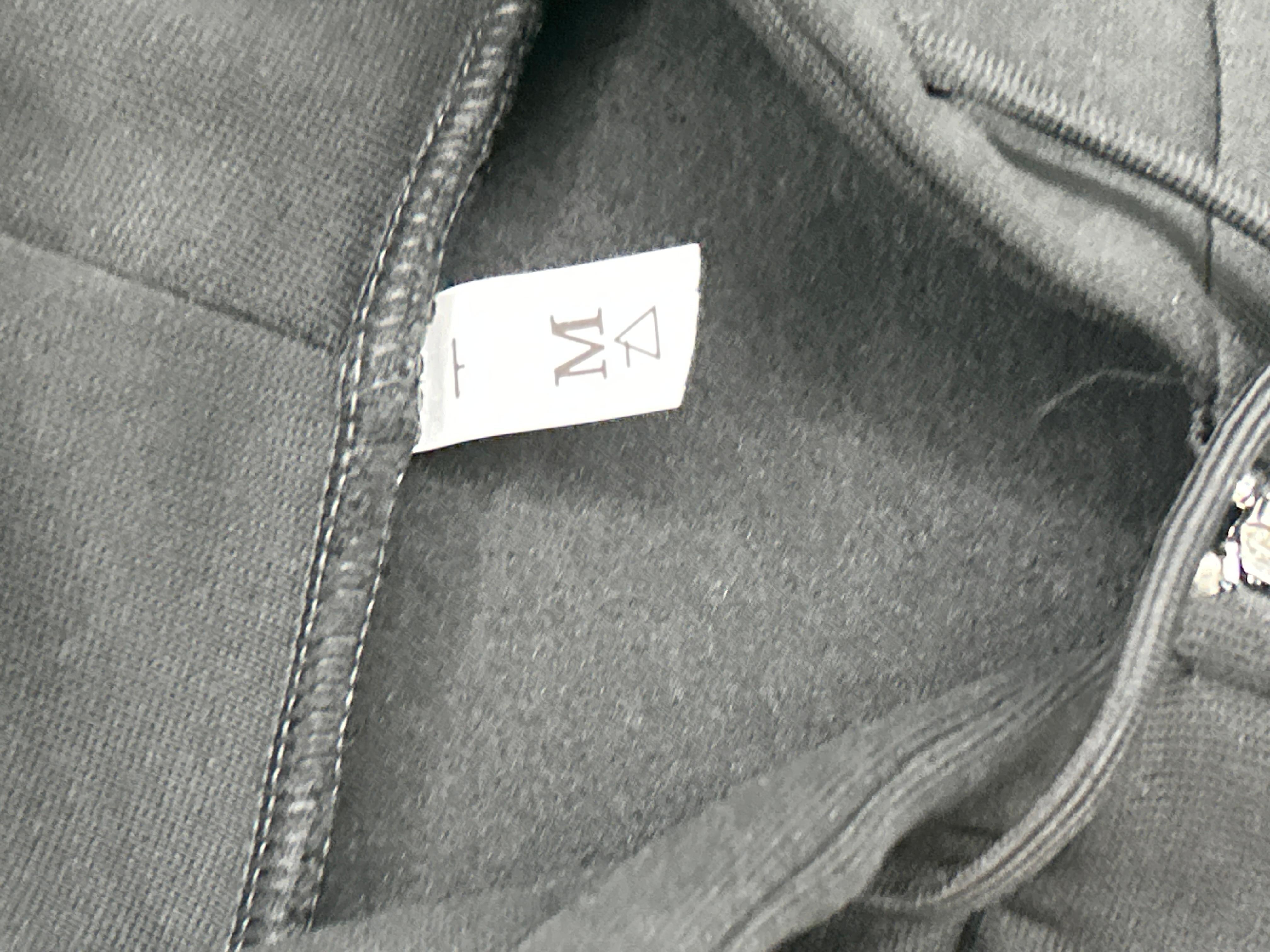 Foto QC 7 de Eternal Streetwear Y2K Zip Sweater Hand Letter Print Black