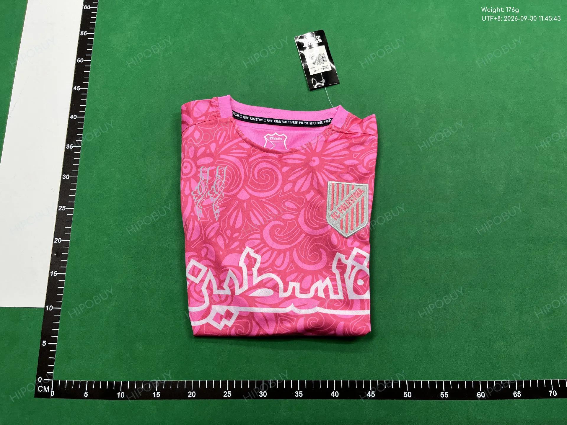 Foto QC 4 de FC Palestina 2024/25 Pink and Black Split Floral Jersey Pink Black