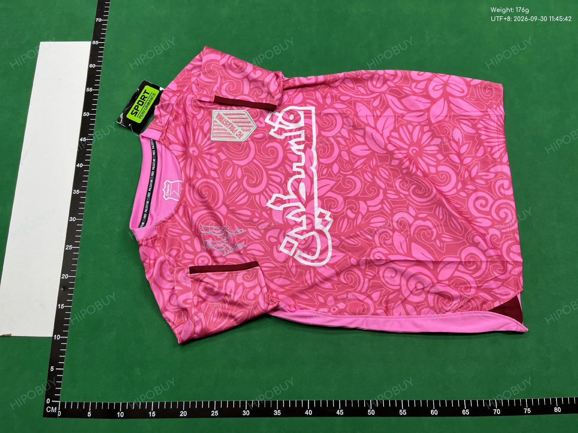 Foto QC 2 de FC Palestina 2024/25 Pink and Black Split Floral Jersey Pink Black