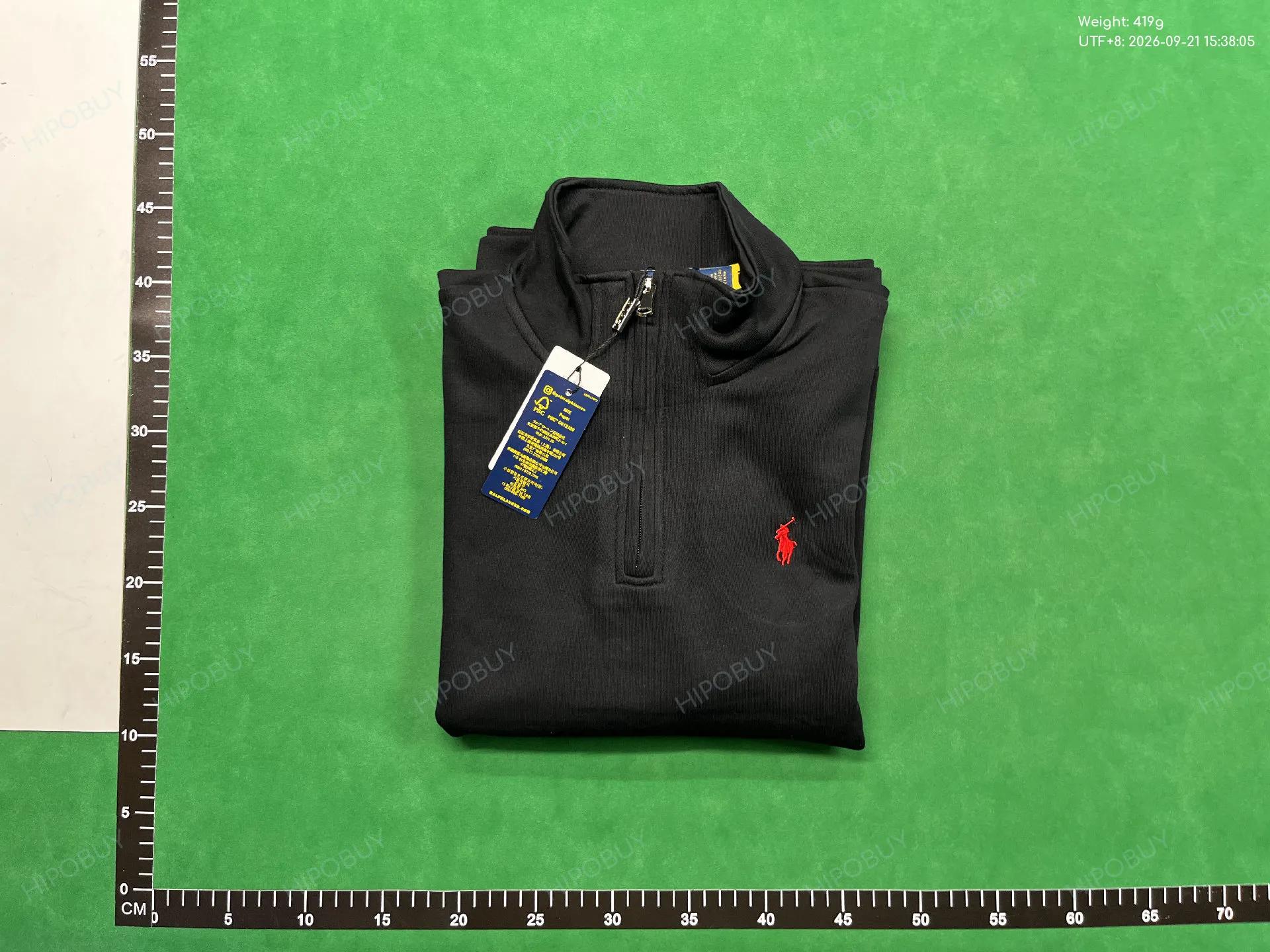 Foto QC 8 de Polo Ralph Lauren Sweatshirt Pony Logo Quarter-Zip Grey