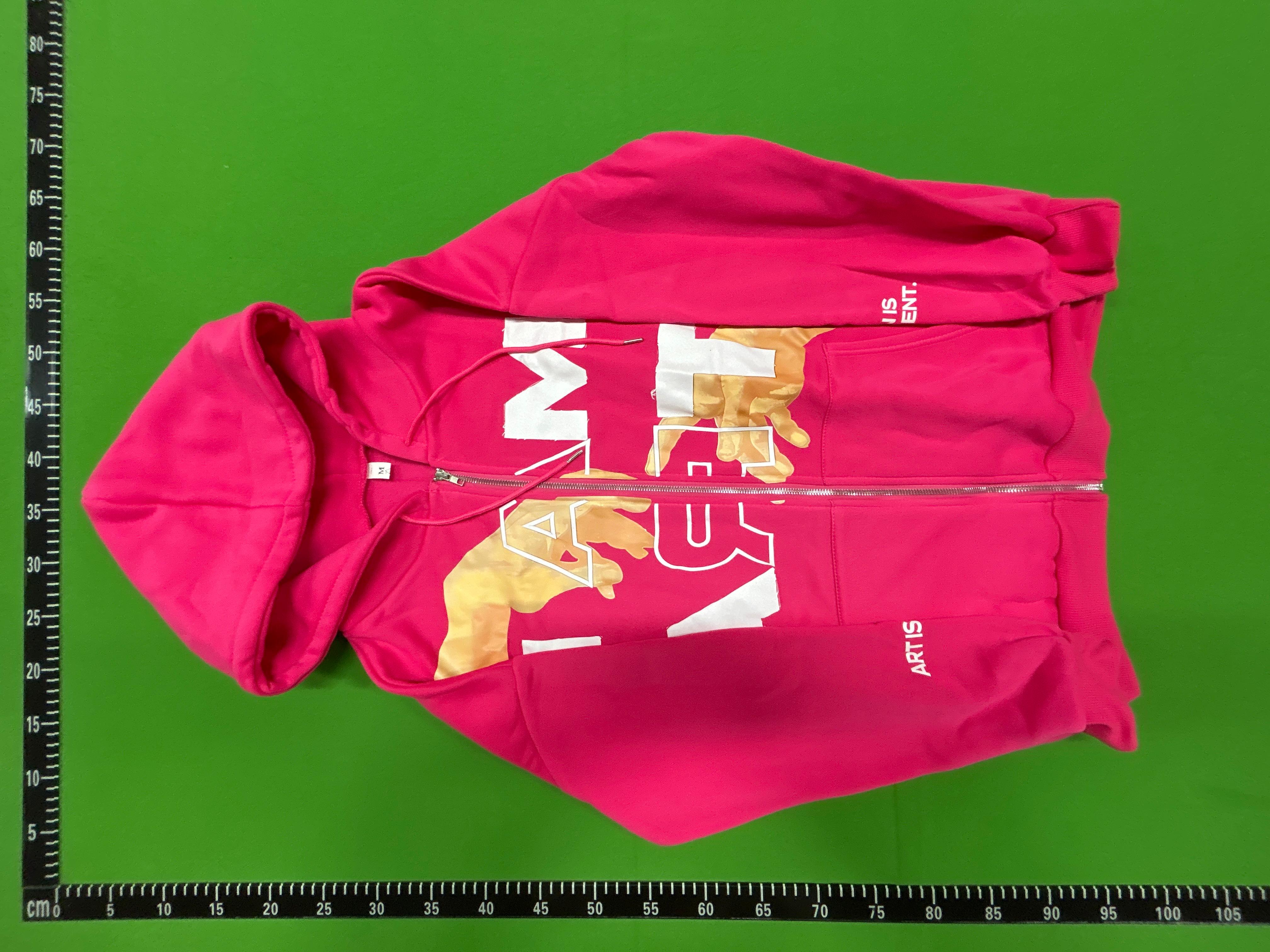 Foto QC 3 de Eternal Streetwear Y2K Zip Sweater Hand Letter Print Black