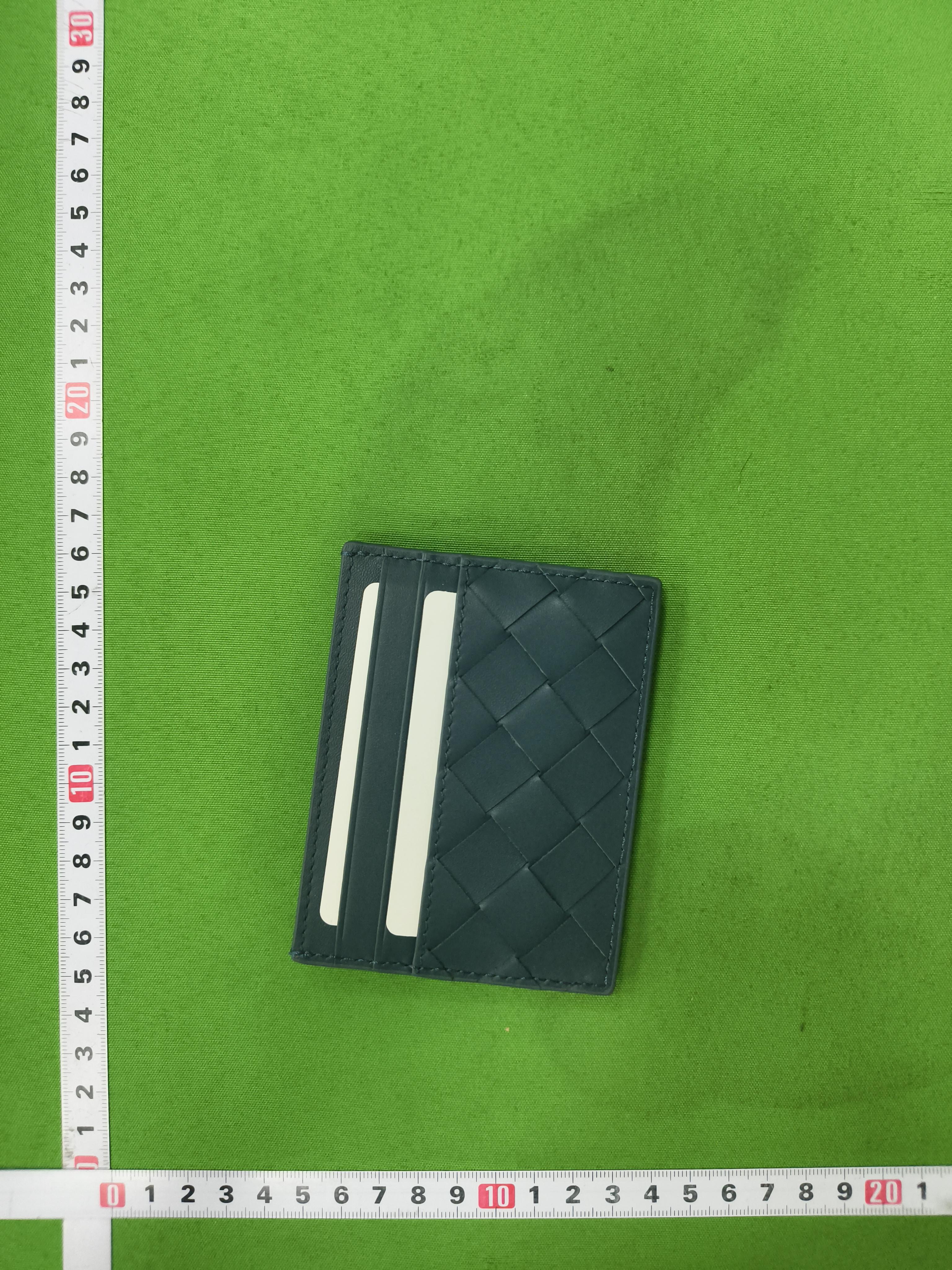Foto QC 5 de Bottega Veneta Intrecciato Card Case Leather Blue