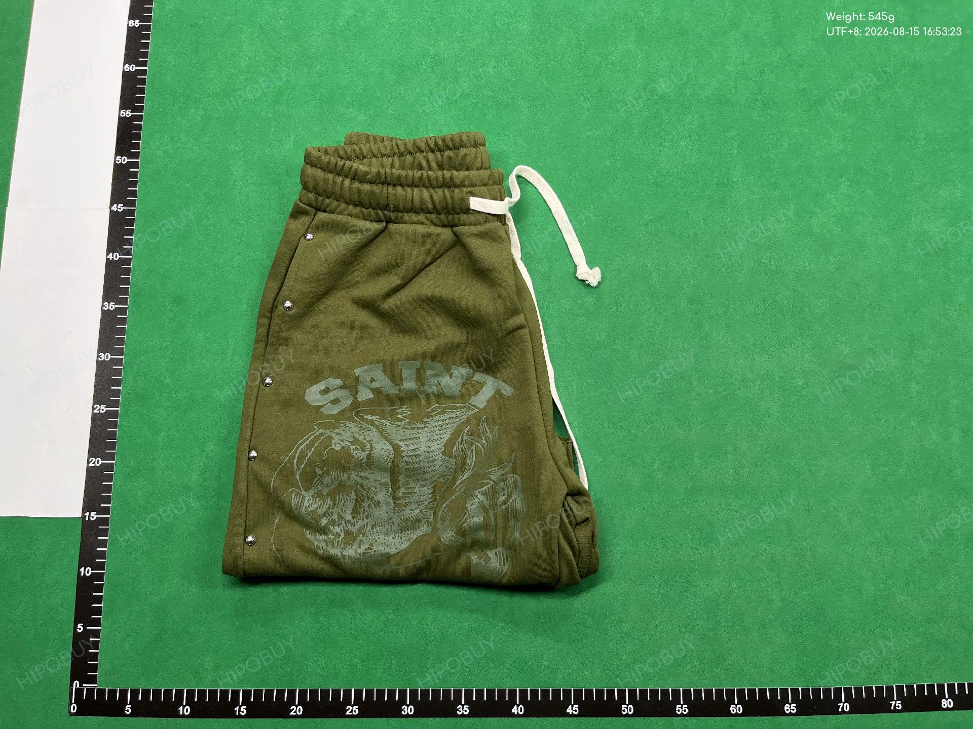 Foto QC 8 de Saint Vanity Nylon Button Up Hooded Shirt Black